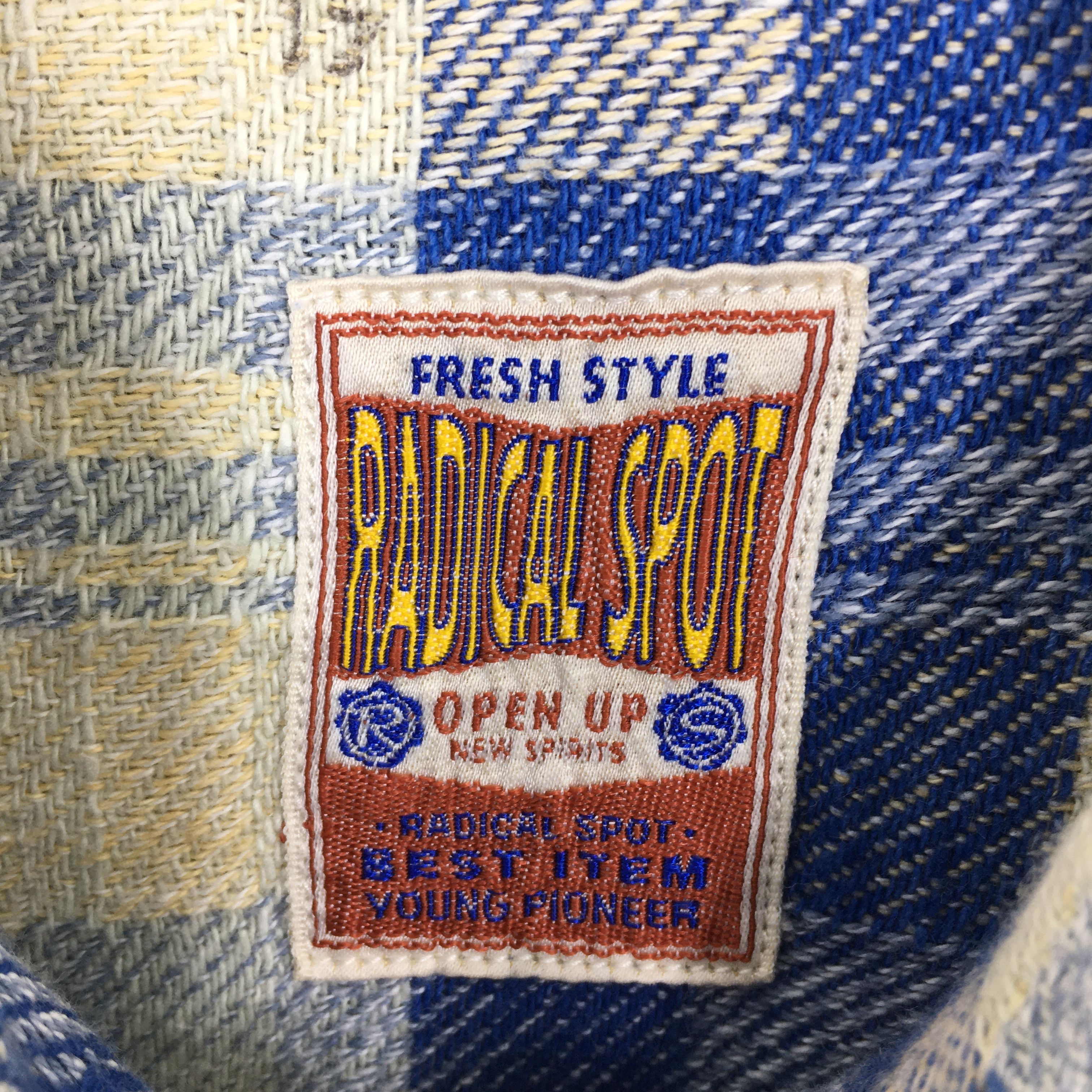 Cowboy Equipment × Flannel × Western Rise Vintage 90's Plaid Shadow Checkered Flannel Shirt Medium Size US M / EU 48-50 / 2 - 5 Thumbnail