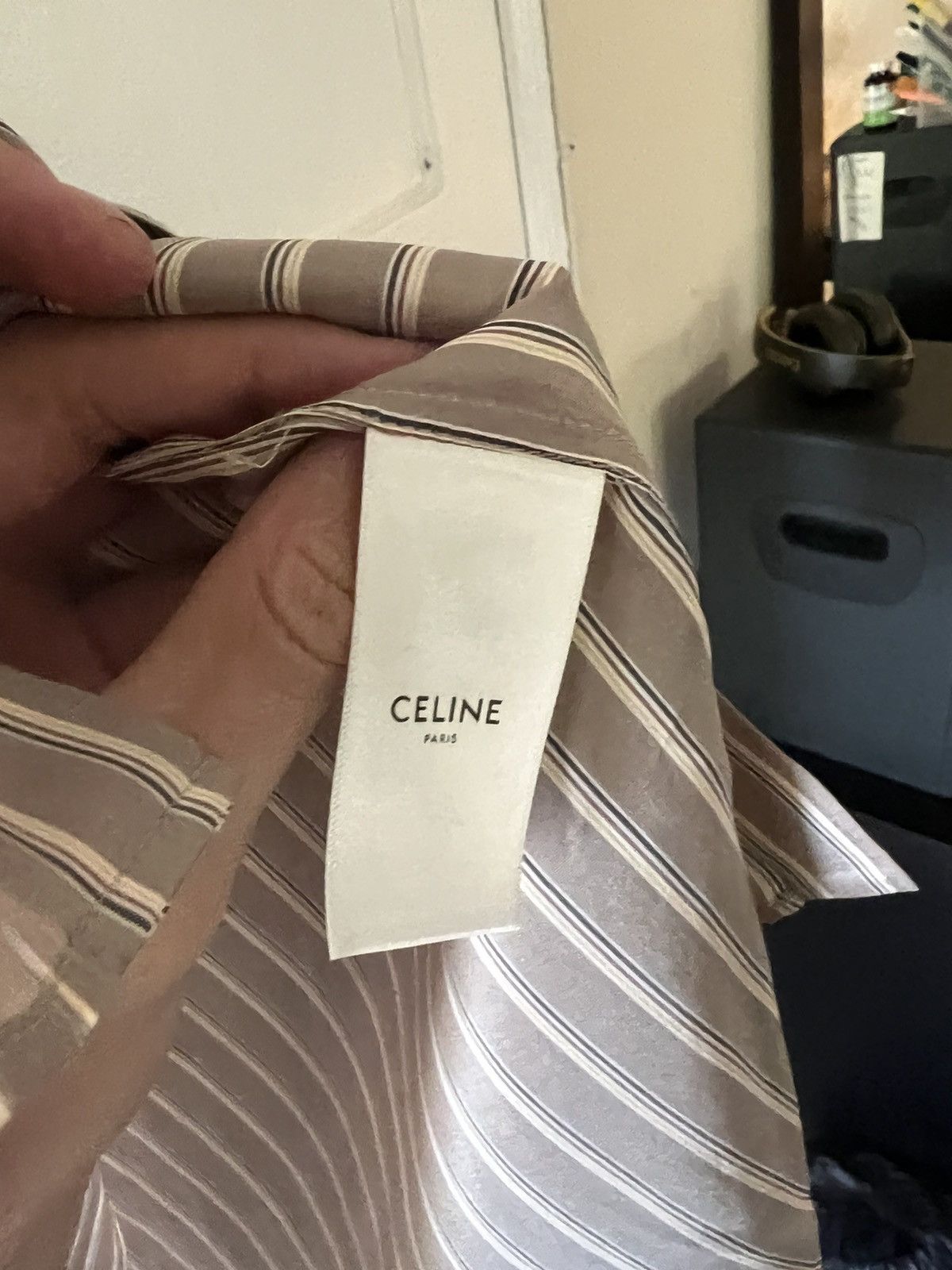 Celine Brown silk shirt Size US M / EU 48-50 / 2 - 3 Thumbnail