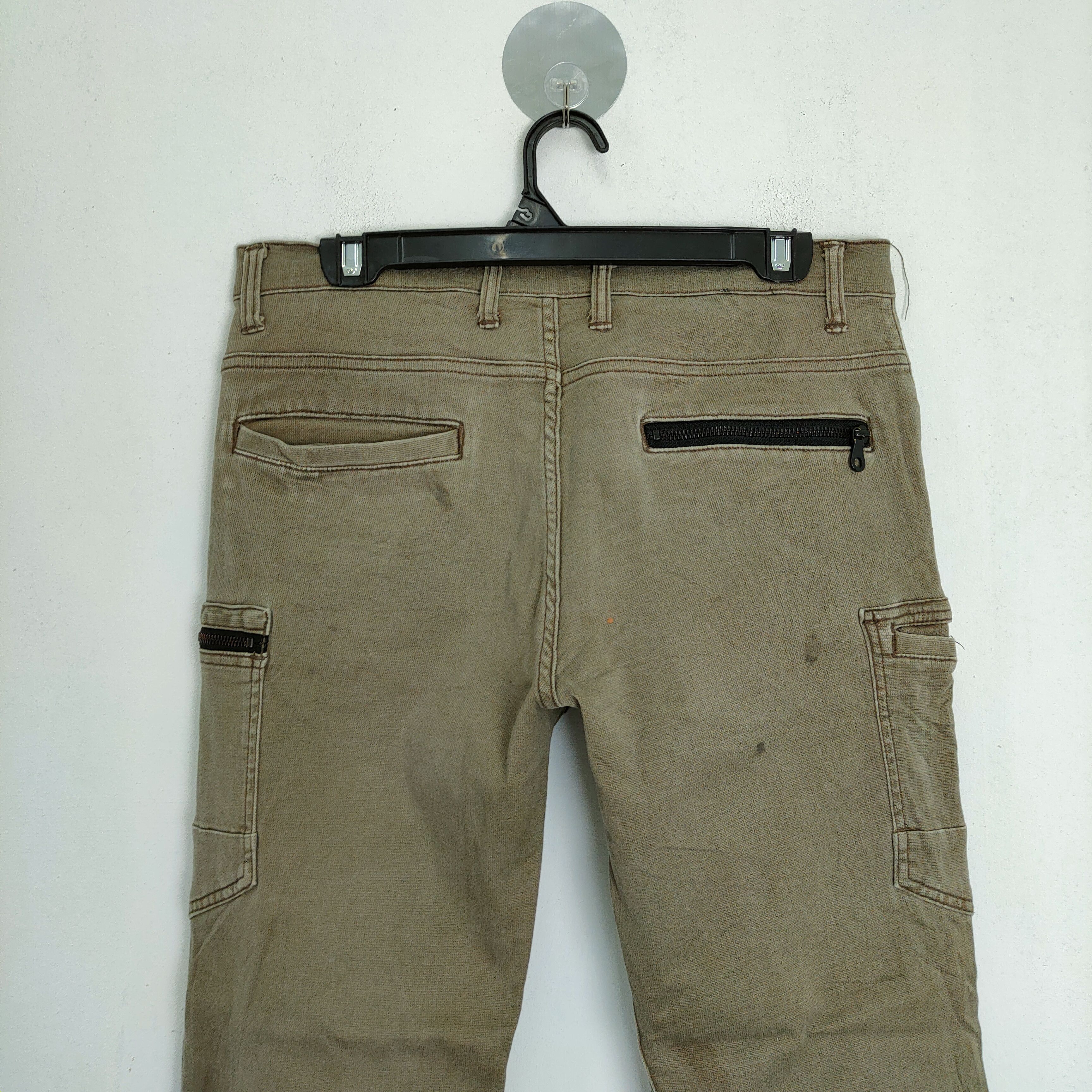 Vintage SCOT INC FADED GREEN RUSTY WORKWEAR CARGO PANTS Size US 32 / EU 48 - 7 Thumbnail