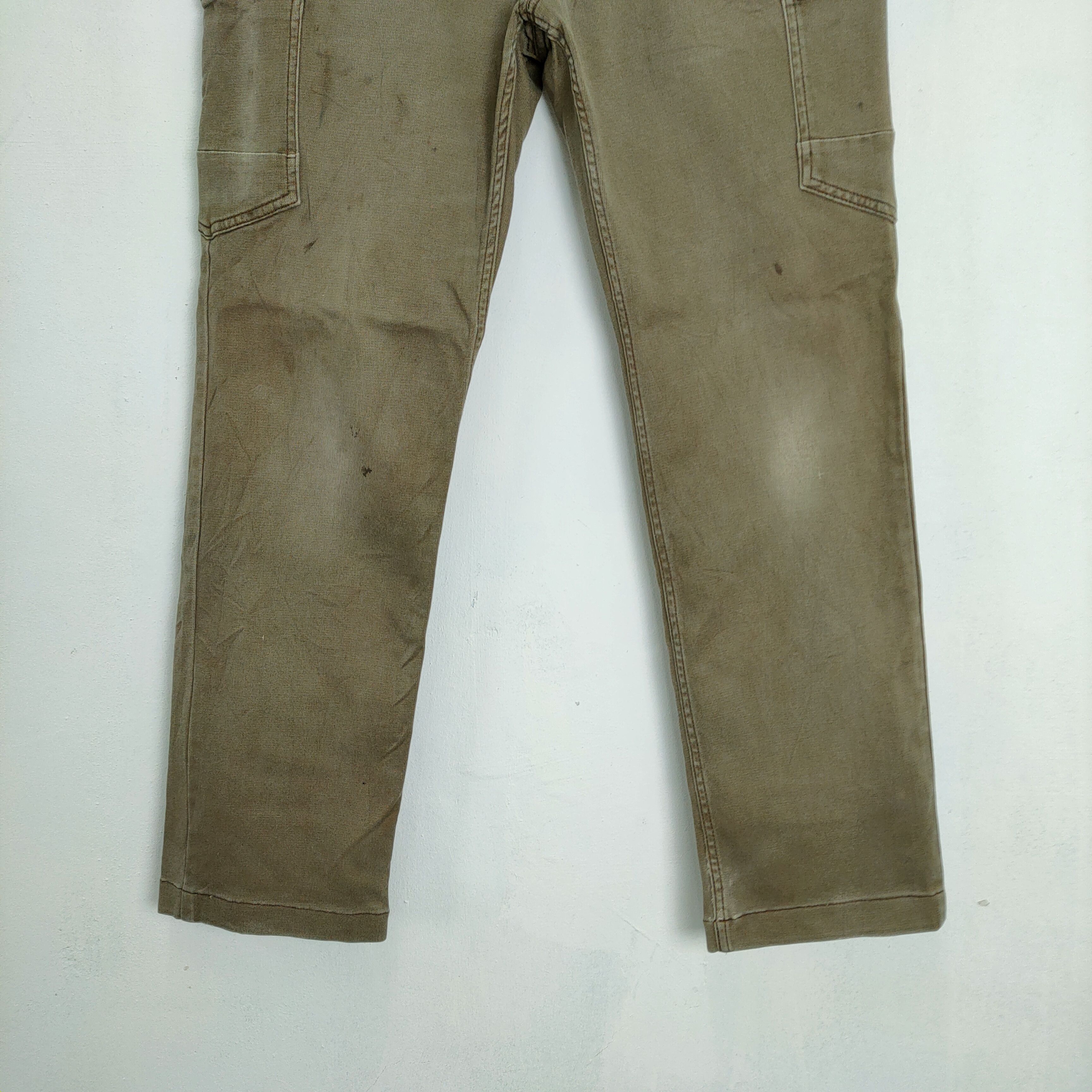Vintage SCOT INC FADED GREEN RUSTY WORKWEAR CARGO PANTS Size US 32 / EU 48 - 3 Thumbnail