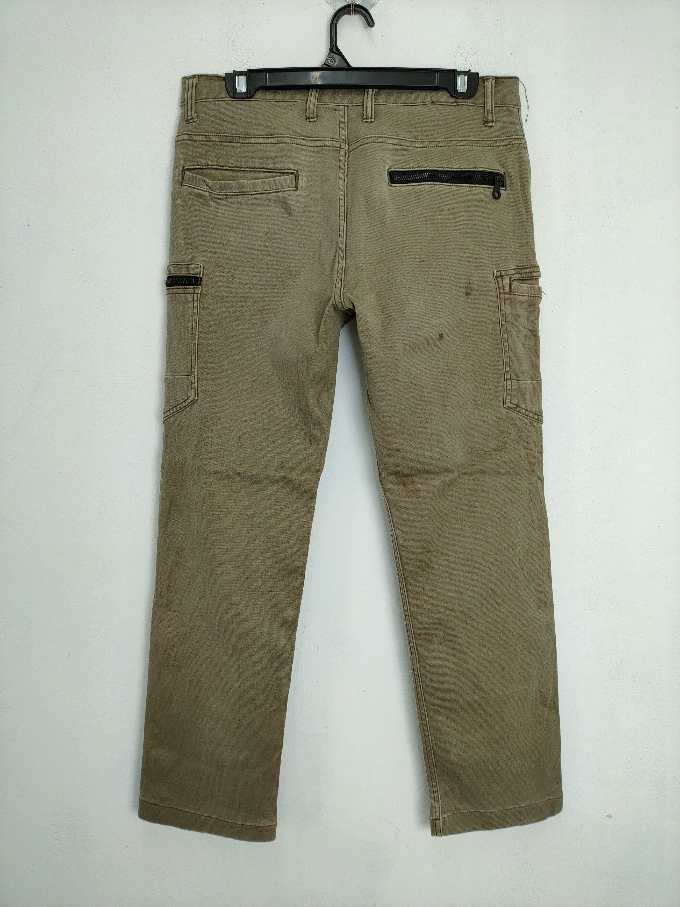 Vintage SCOT INC FADED GREEN RUSTY WORKWEAR CARGO PANTS Size US 32 / EU 48 - 6 Thumbnail