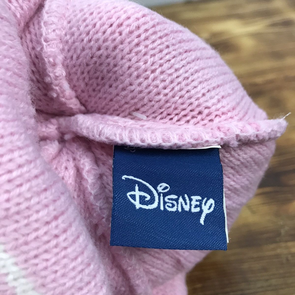 Mickey Mouse DISNEY MICKEY MOUSE Cartoon Big Logo Spell Out Pink Beanie Size ONE SIZE - 5 Thumbnail