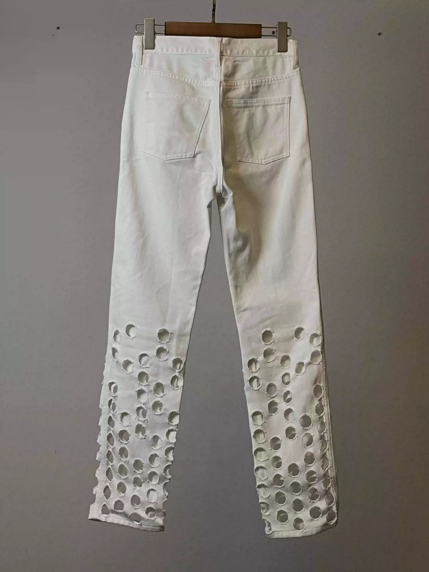 Maison Margiela Maison Margiela|S/S20 polka-dot ripped jeans Size US 30 / EU 46 - 3 Thumbnail