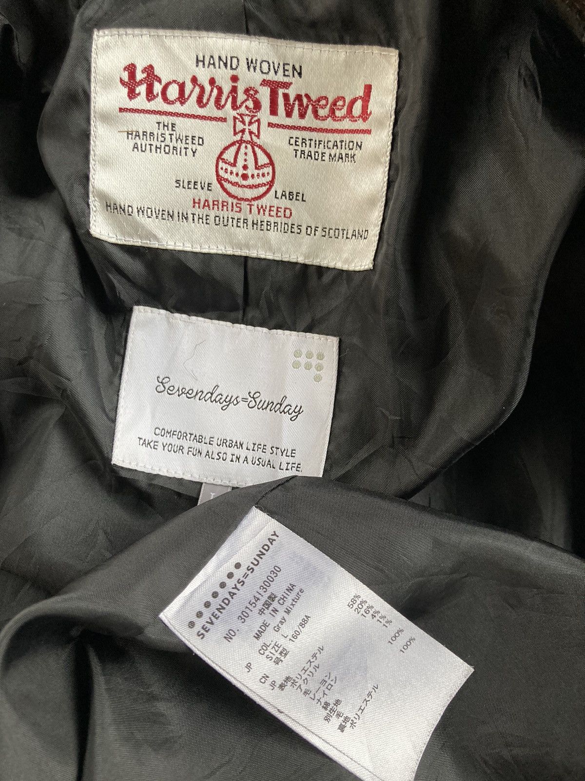 Harris Tweed Harris Tweed x Sevenday Sundays Wool Jacket Size US L / EU 52-54 / 3 - 6 Thumbnail