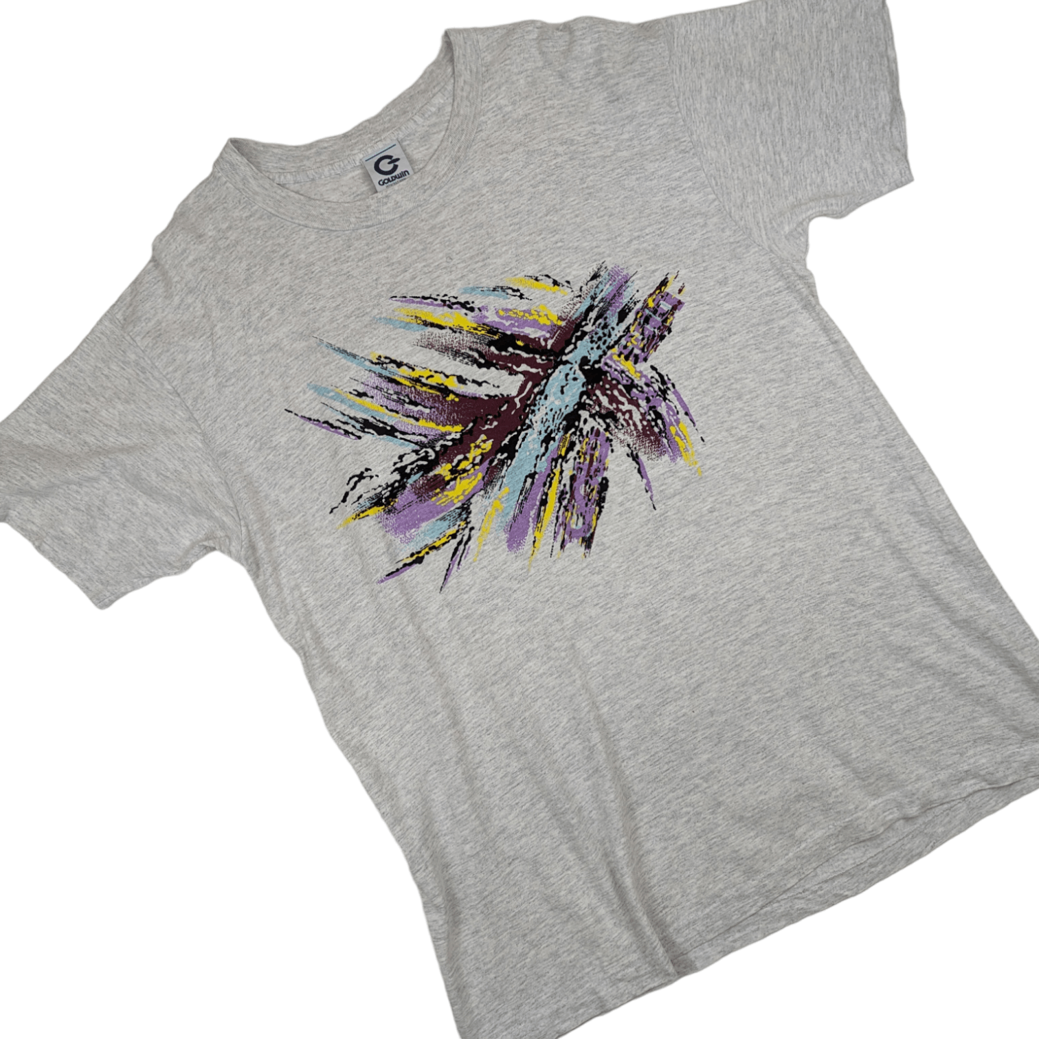 Goldwin × Vintage Vintage 90's GOLDWIN Art Paint Image T-Shirt Single Stitches Size US XL / EU 56 / 4 - 3 Thumbnail