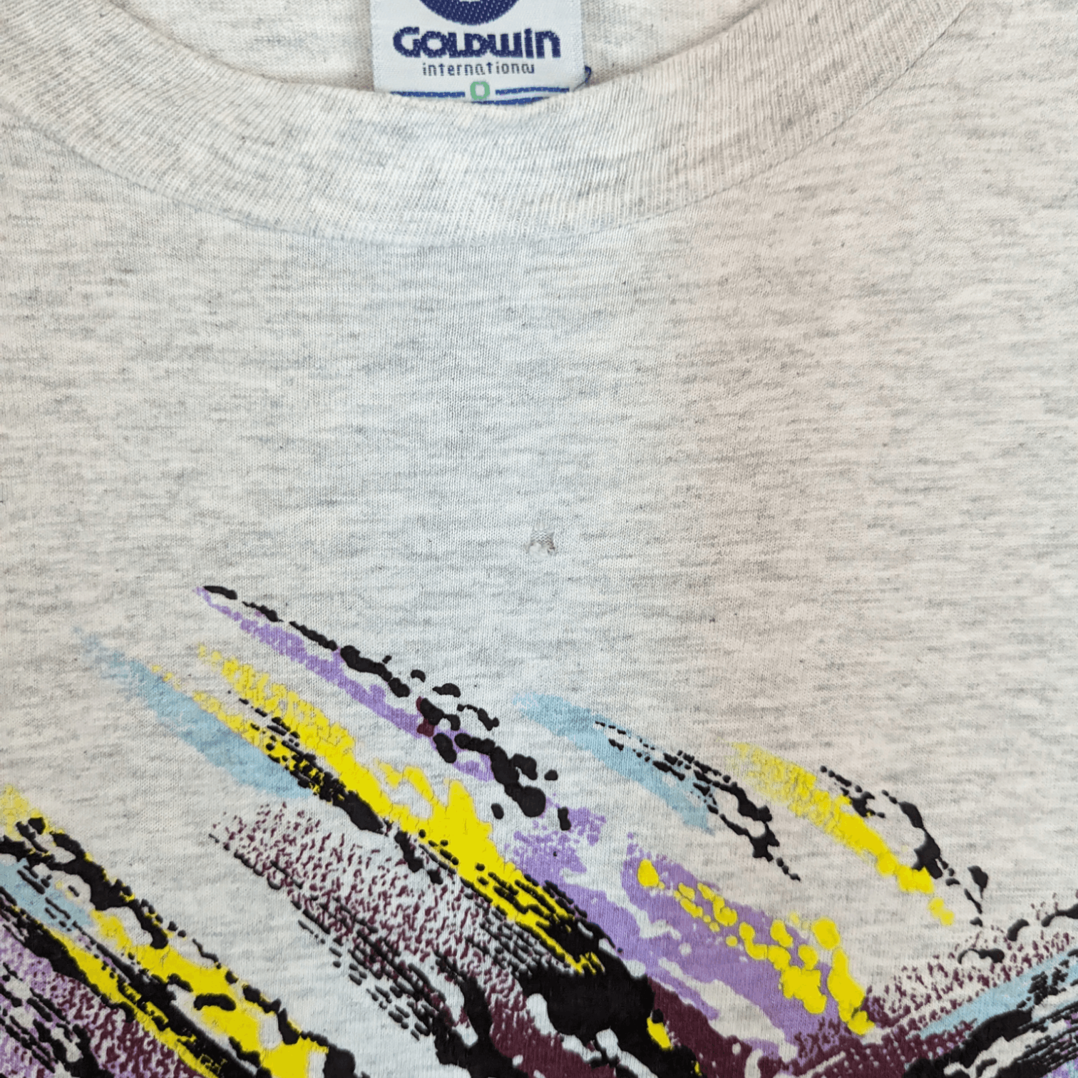 Goldwin × Vintage Vintage 90's GOLDWIN Art Paint Image T-Shirt Single Stitches Size US XL / EU 56 / 4 - 8 Thumbnail