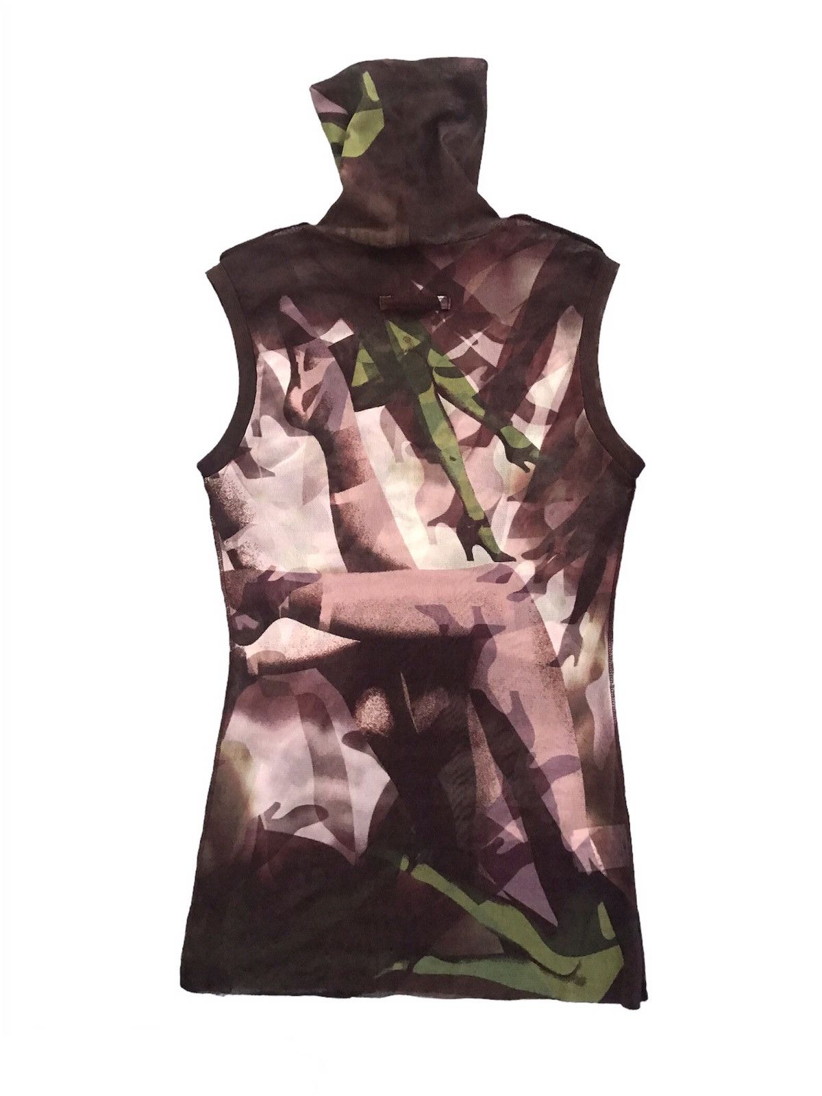 Jean Paul Gaultier Jean Paul Gaultier Mesh Turtleneck Sleeveless Top Size S / US 4 / IT 40 - 2 Thumbnail