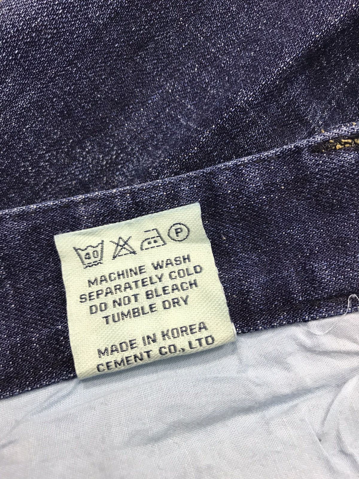Japanese Brand Retro Engine Distressed Denim Jeans Indigo Slim Fit Cut Size 32" / US 10 / IT 46 - 5 Thumbnail