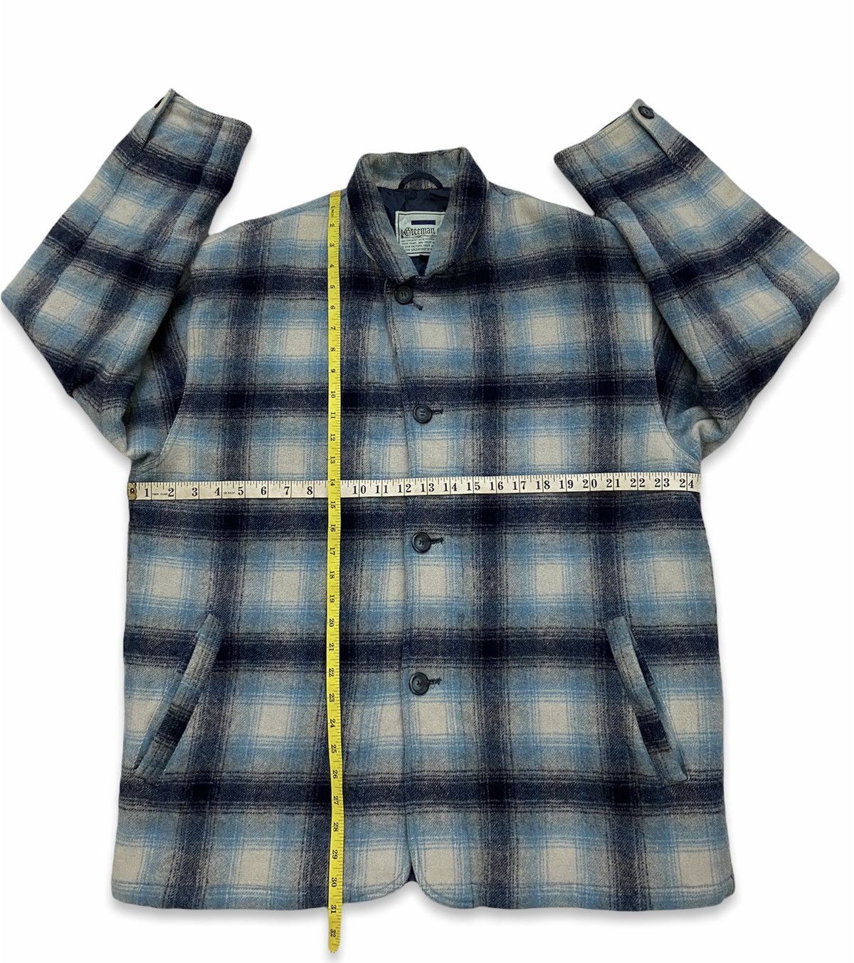 Flannel Vintage Freeman Wool Flannel Button Jacket Size US XL / EU 56 / 4 - 11 Thumbnail