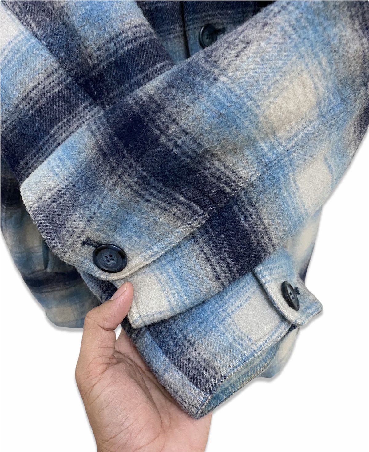 Flannel Vintage Freeman Wool Flannel Button Jacket Size US XL / EU 56 / 4 - 5 Thumbnail