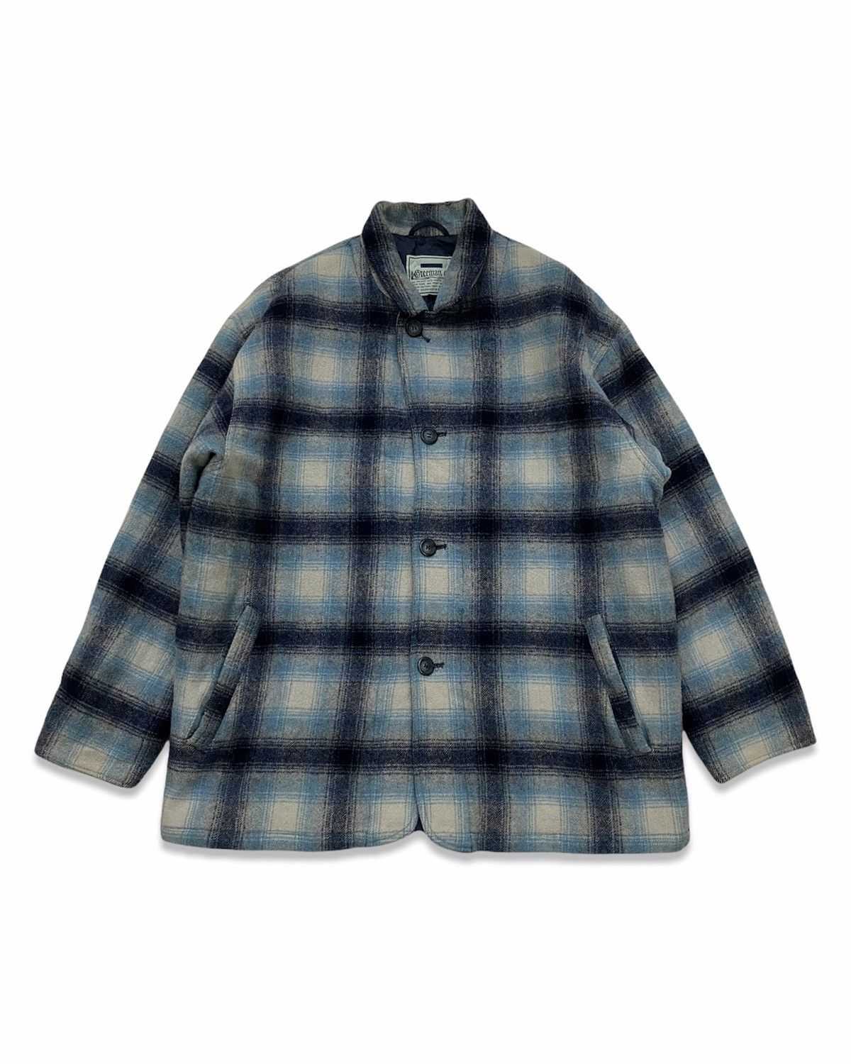 Vintage Freeman Wool Flannel Button Jacket