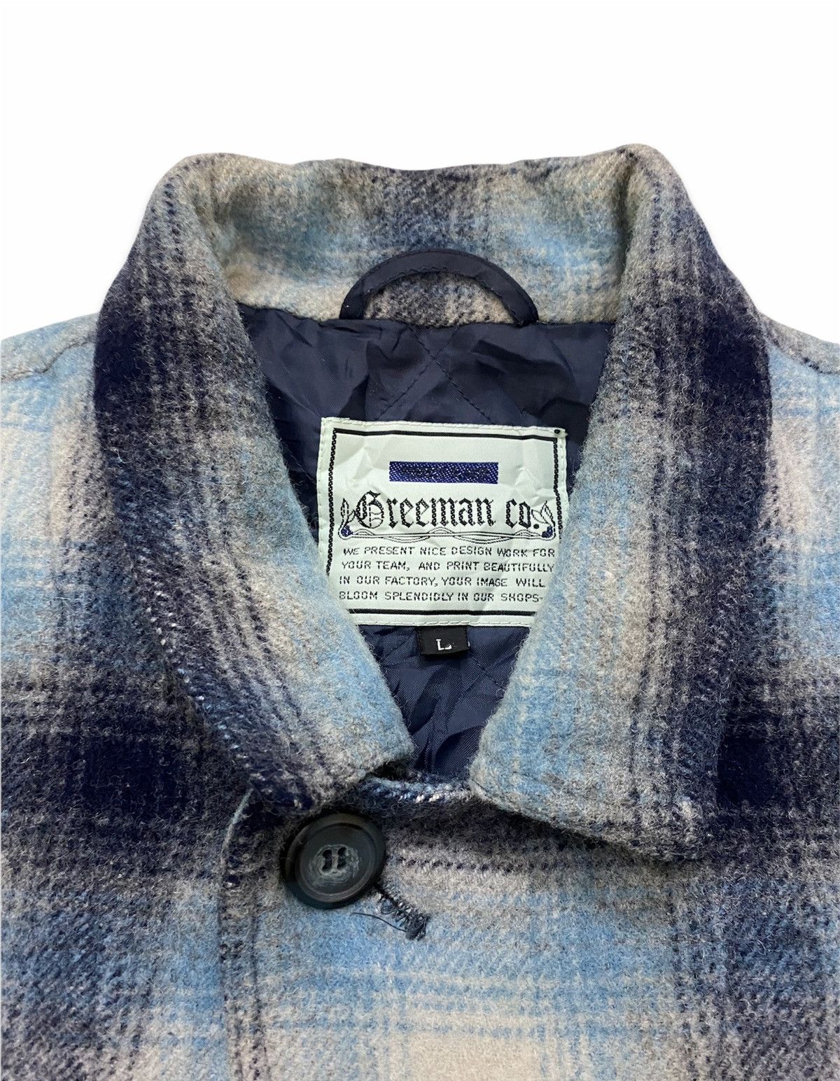 Flannel Vintage Freeman Wool Flannel Button Jacket Size US XL / EU 56 / 4 - 7 Thumbnail