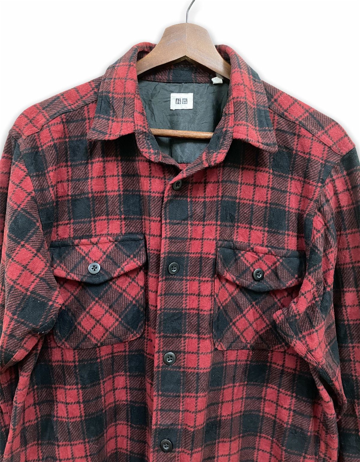 Flannel × Japanese Brand × Uniqlo Uniqlo Flannel Red Checkered Japanese Brand Size US L / EU 52-54 / 3 - 4 Thumbnail