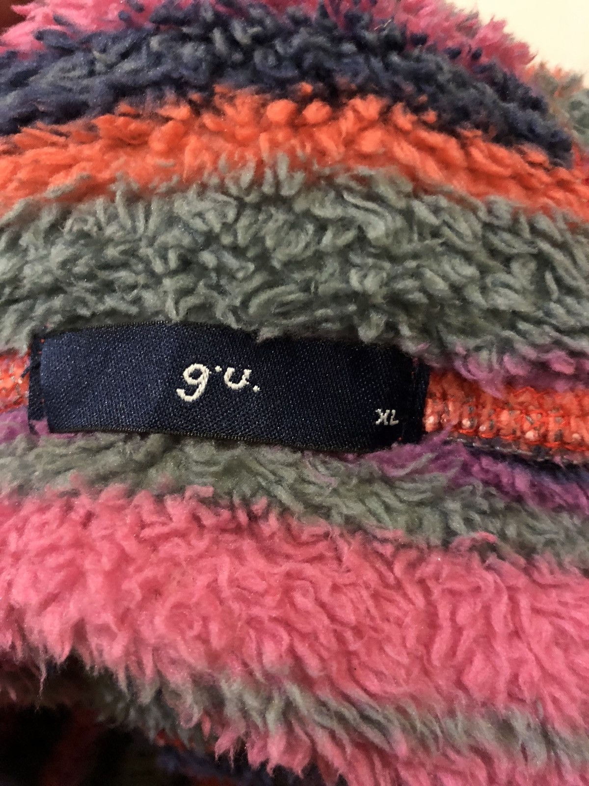 Uniqlo G.U by Uniqlo beautiful colour fleece zipper jacket/hodie Size US XL / EU 56 / 4 - 5 Thumbnail
