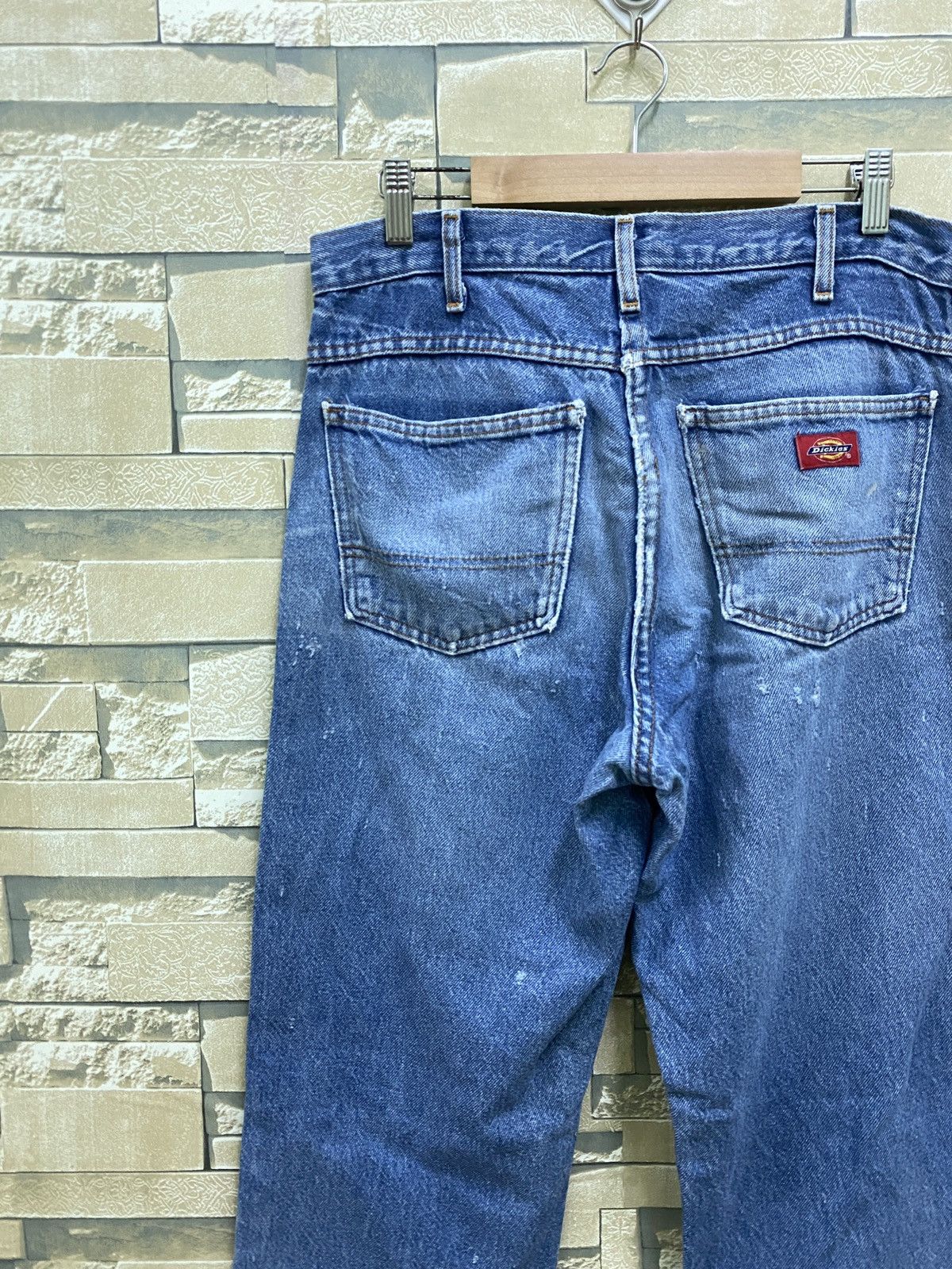 Designer × Dickies DICKIES Streetwear Thrashed Distressed Denim Size US 30 / EU 46 - 12 Thumbnail