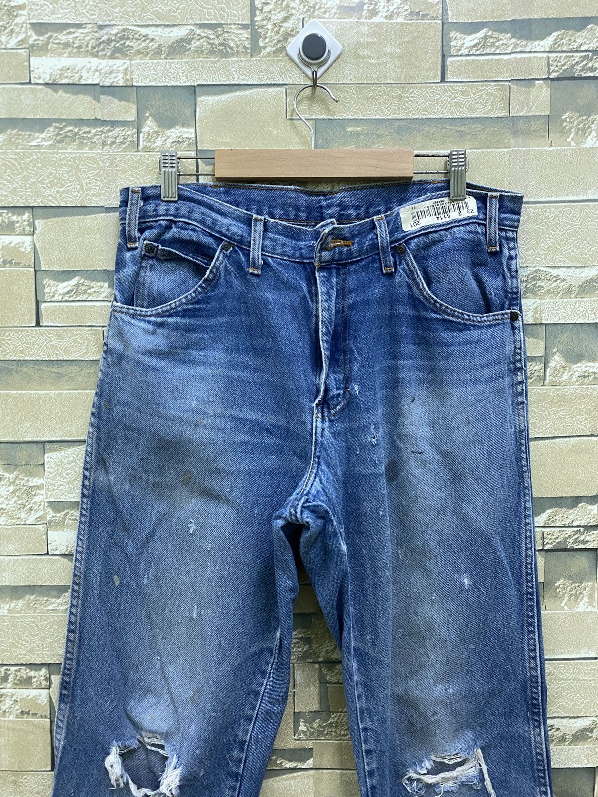 Designer × Dickies DICKIES Streetwear Thrashed Distressed Denim Size US 30 / EU 46 - 3 Thumbnail