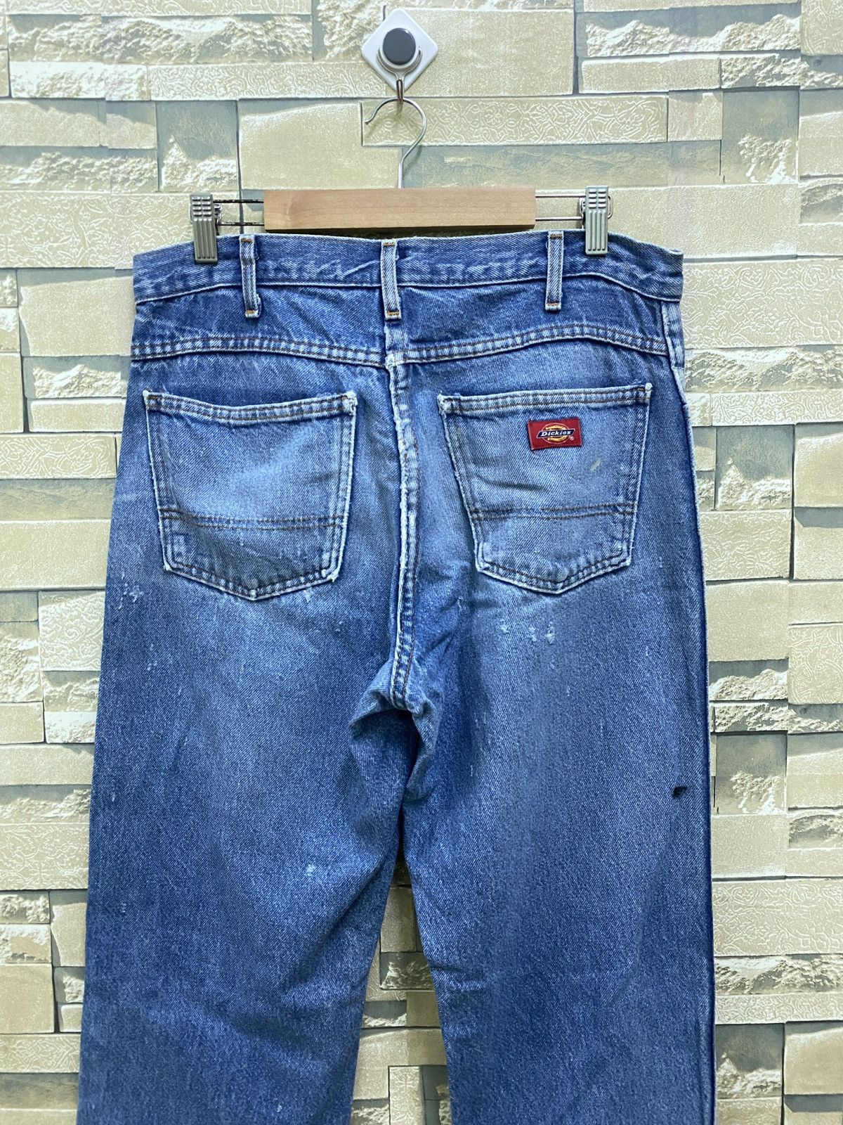 Designer × Dickies DICKIES Streetwear Thrashed Distressed Denim Size US 30 / EU 46 - 11 Thumbnail