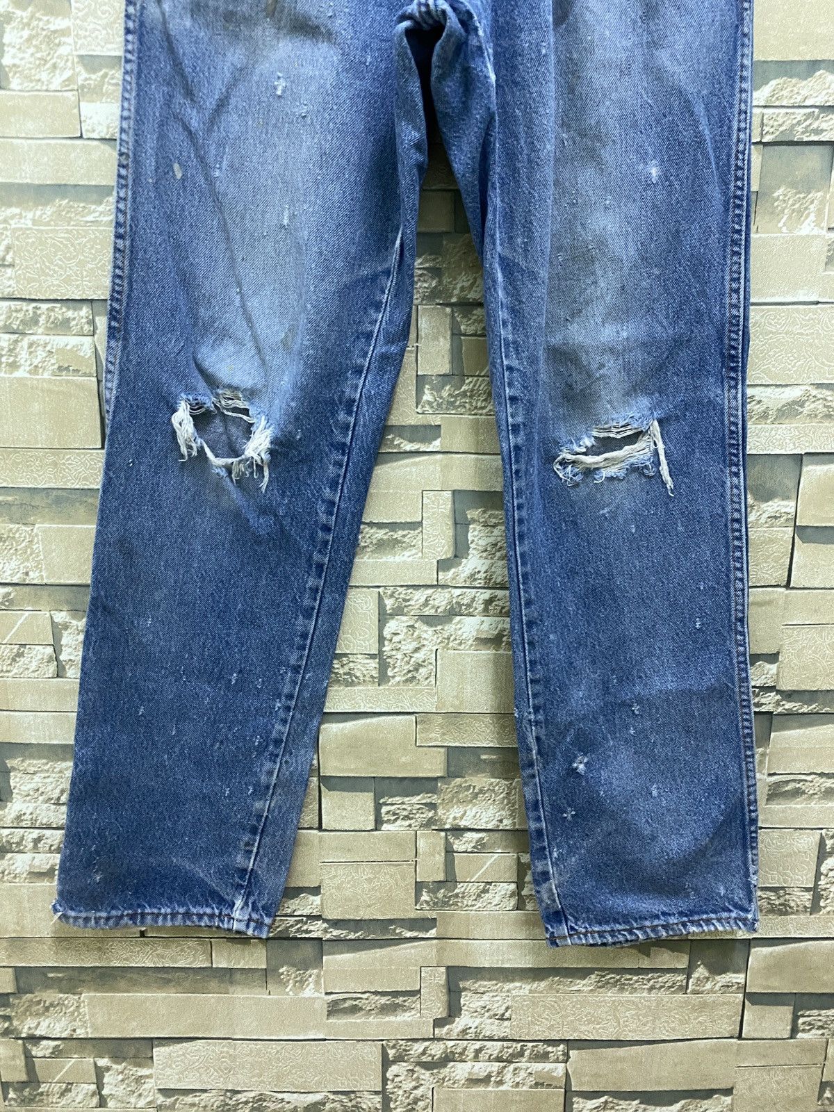 Designer × Dickies DICKIES Streetwear Thrashed Distressed Denim Size US 30 / EU 46 - 6 Thumbnail