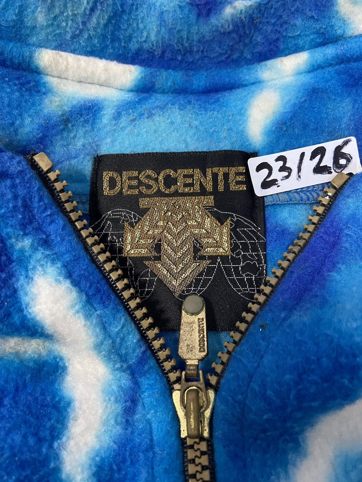 Descente VINTAGE DESCENTE COMPETITION TIE DYE HALF ZIP SWEATER Size US M / EU 48-50 / 2 - 9 Thumbnail