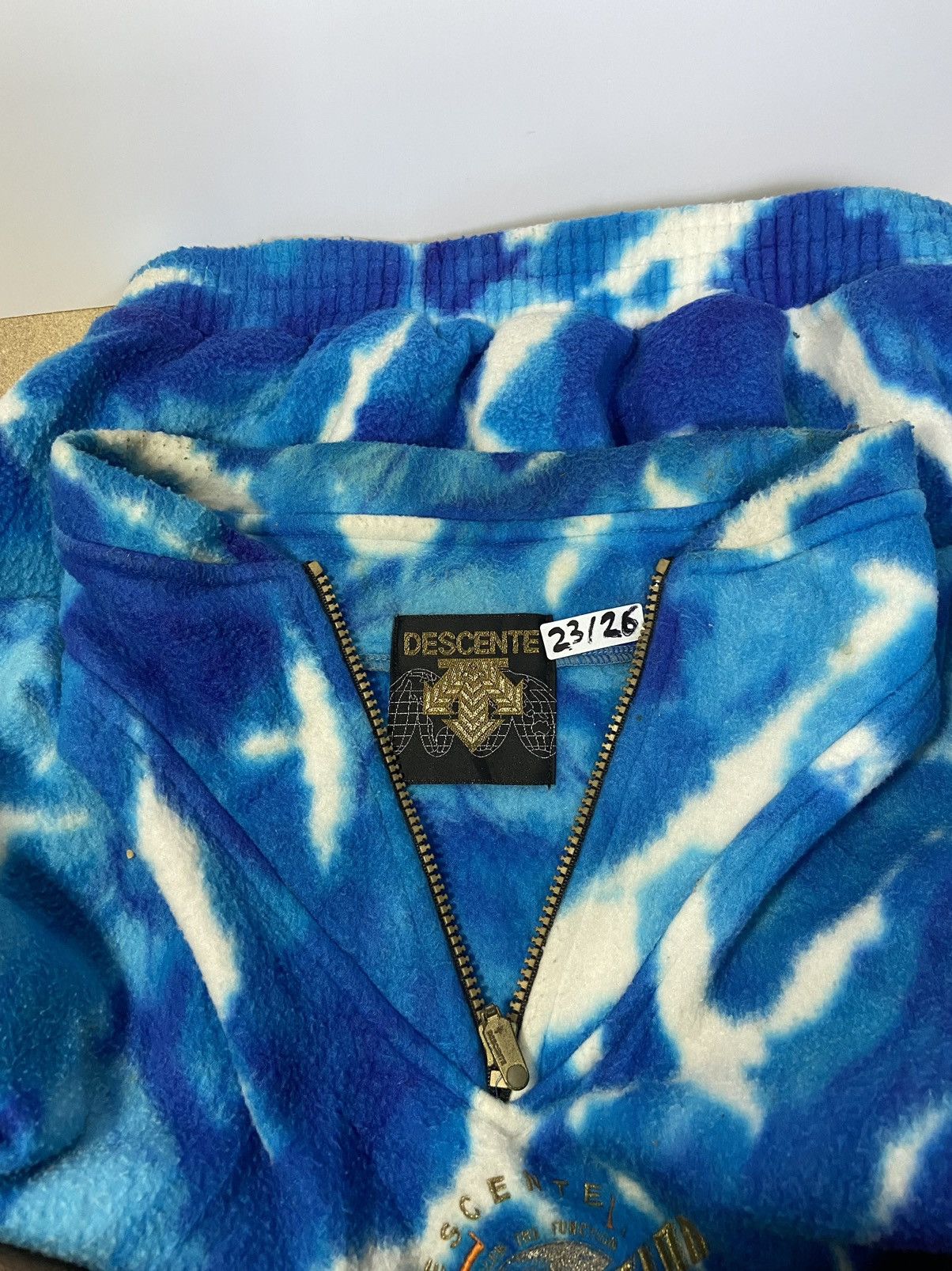 Descente VINTAGE DESCENTE COMPETITION TIE DYE HALF ZIP SWEATER Size US M / EU 48-50 / 2 - 8 Thumbnail