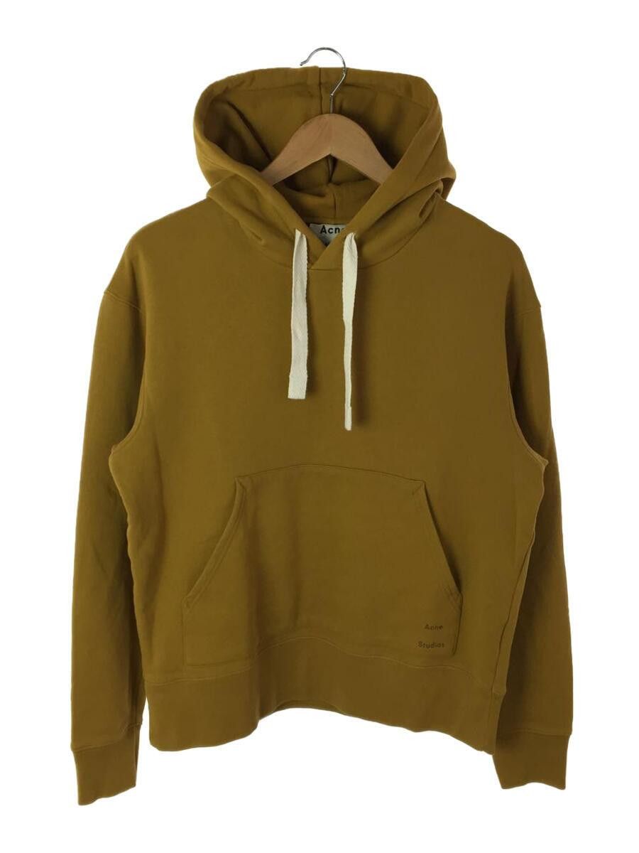 image of Acne Studios Boxy Logo Hoodie in Camel, Men's (Size Medium)