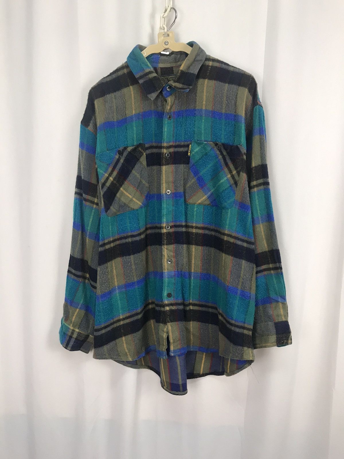 Flannel × Japanese Brand × Vintage Bayleaf wool flannel button up shirt Size US L / EU 52-54 / 3 - 7 Thumbnail