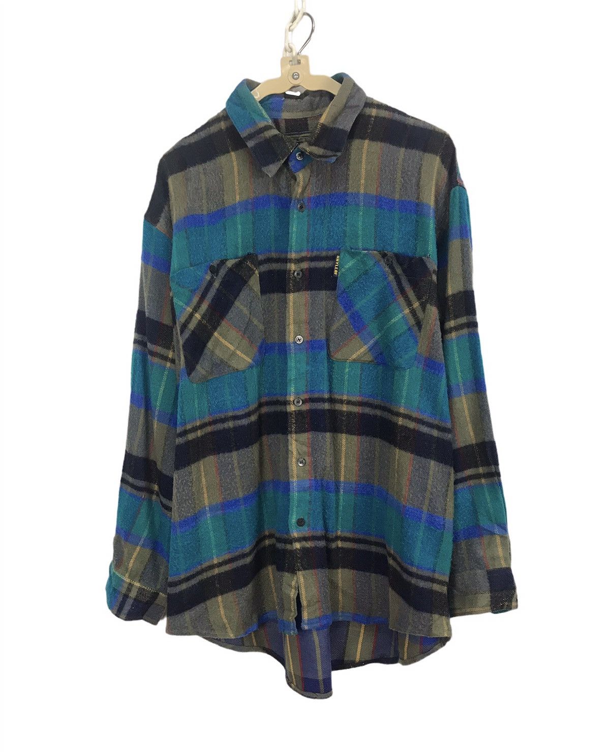 Flannel × Japanese Brand × Vintage Bayleaf wool flannel button up shirt Size US L / EU 52-54 / 3 - 1 Thumbnail