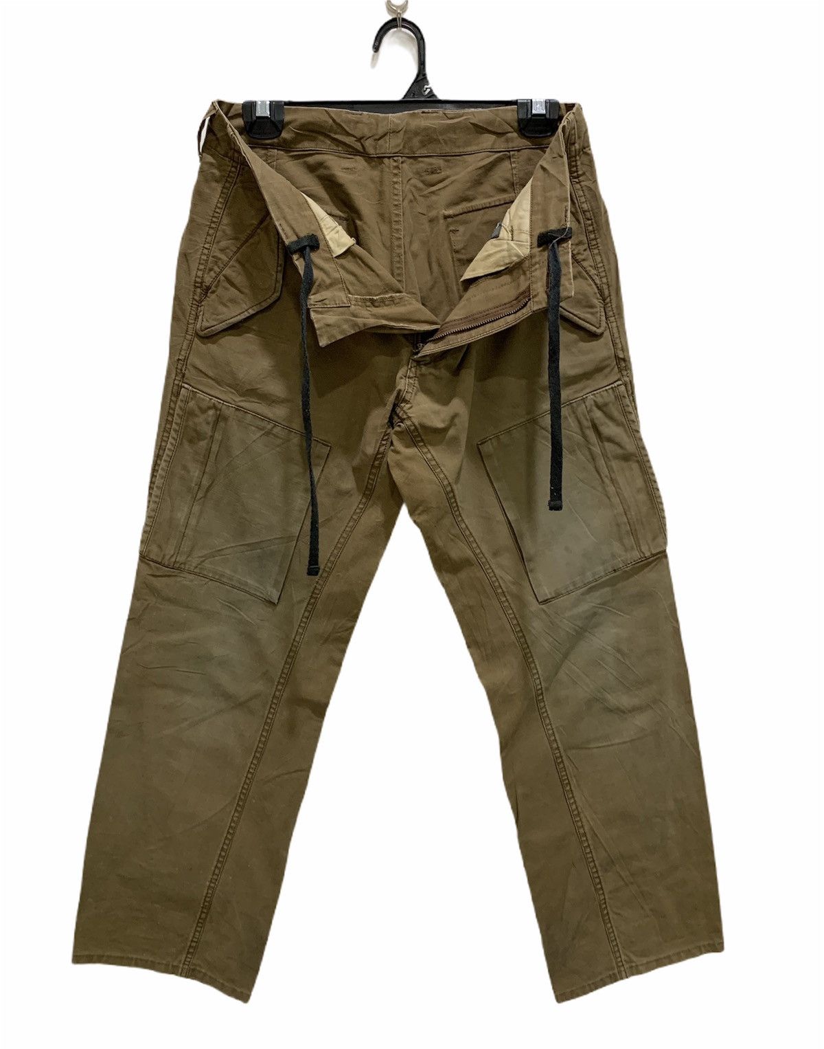 Japanese Brand × Seditionaries FIELDDREAM Drawstring Patchwork Multipocket Baggy CargoPant Size US 30 / EU 46 - 3 Thumbnail