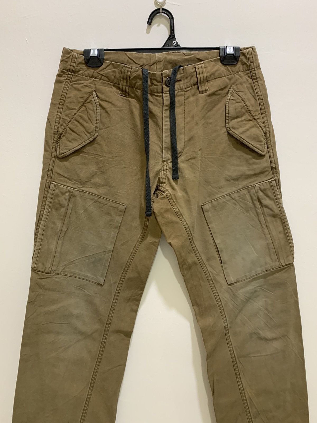 Japanese Brand × Seditionaries FIELDDREAM Drawstring Patchwork Multipocket Baggy CargoPant Size US 30 / EU 46 - 4 Thumbnail