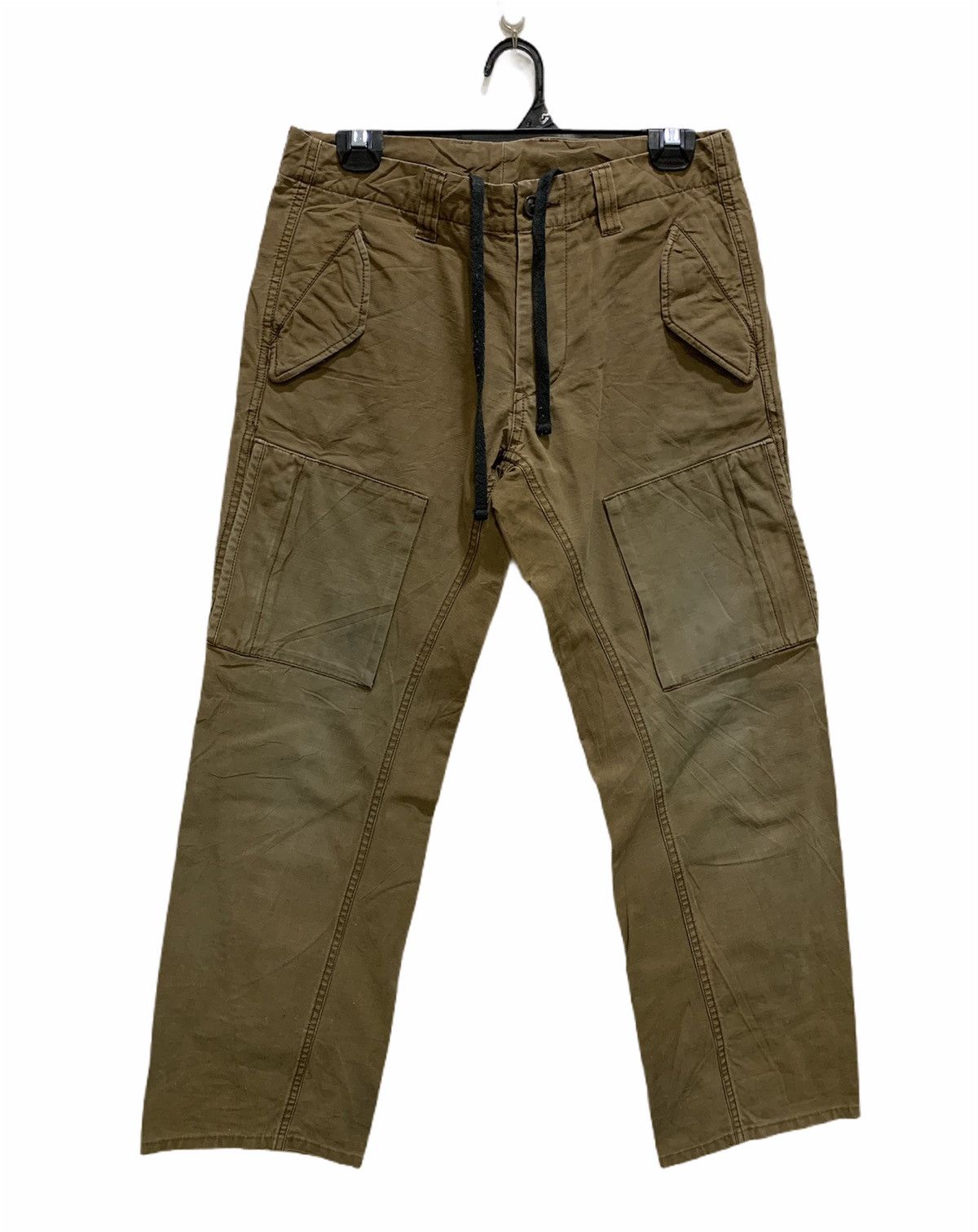 Japanese Brand × Seditionaries FIELDDREAM Drawstring Patchwork Multipocket Baggy CargoPant Size US 30 / EU 46 - 1 Thumbnail
