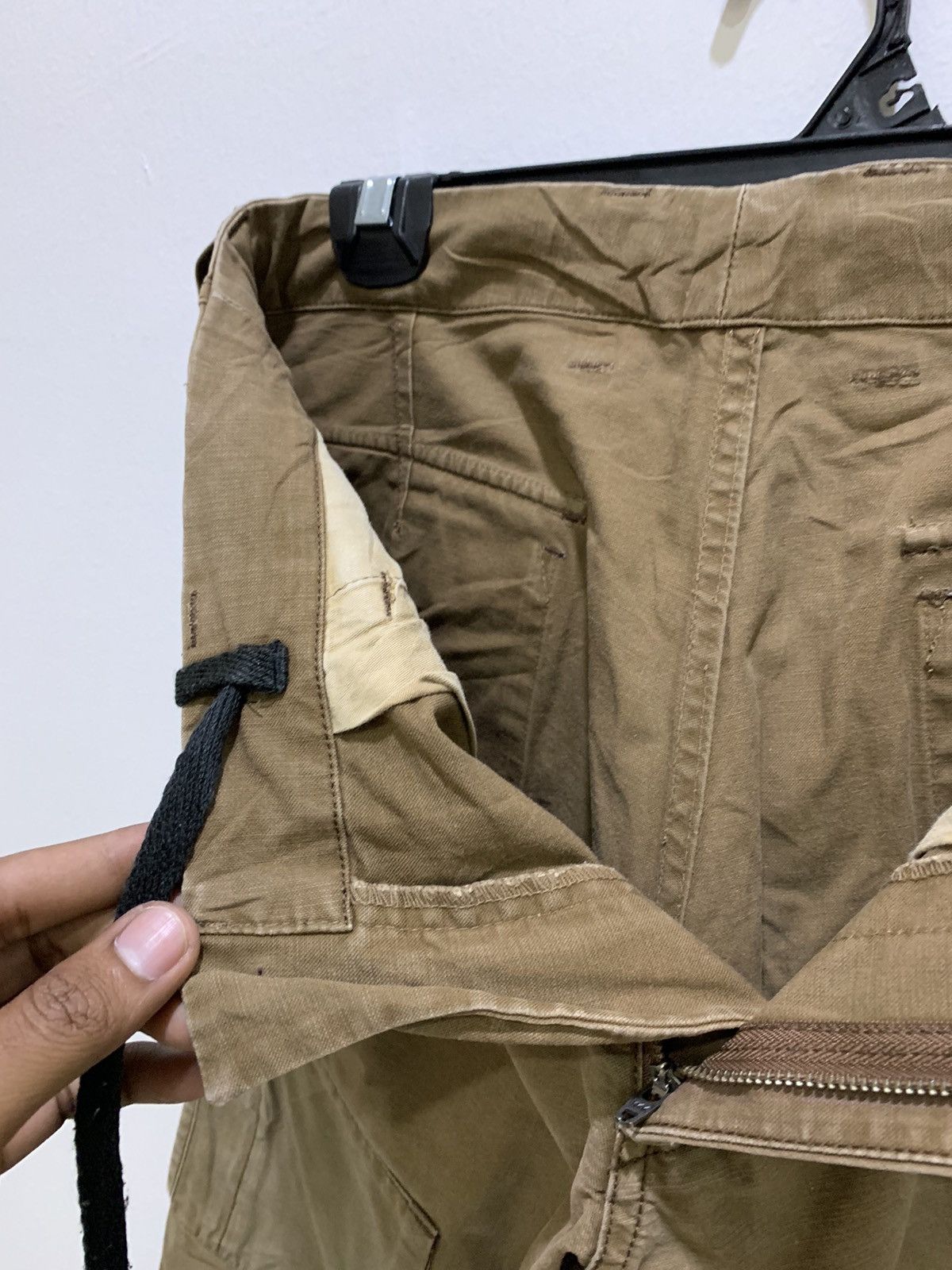 Japanese Brand × Seditionaries FIELDDREAM Drawstring Patchwork Multipocket Baggy CargoPant Size US 30 / EU 46 - 14 Thumbnail