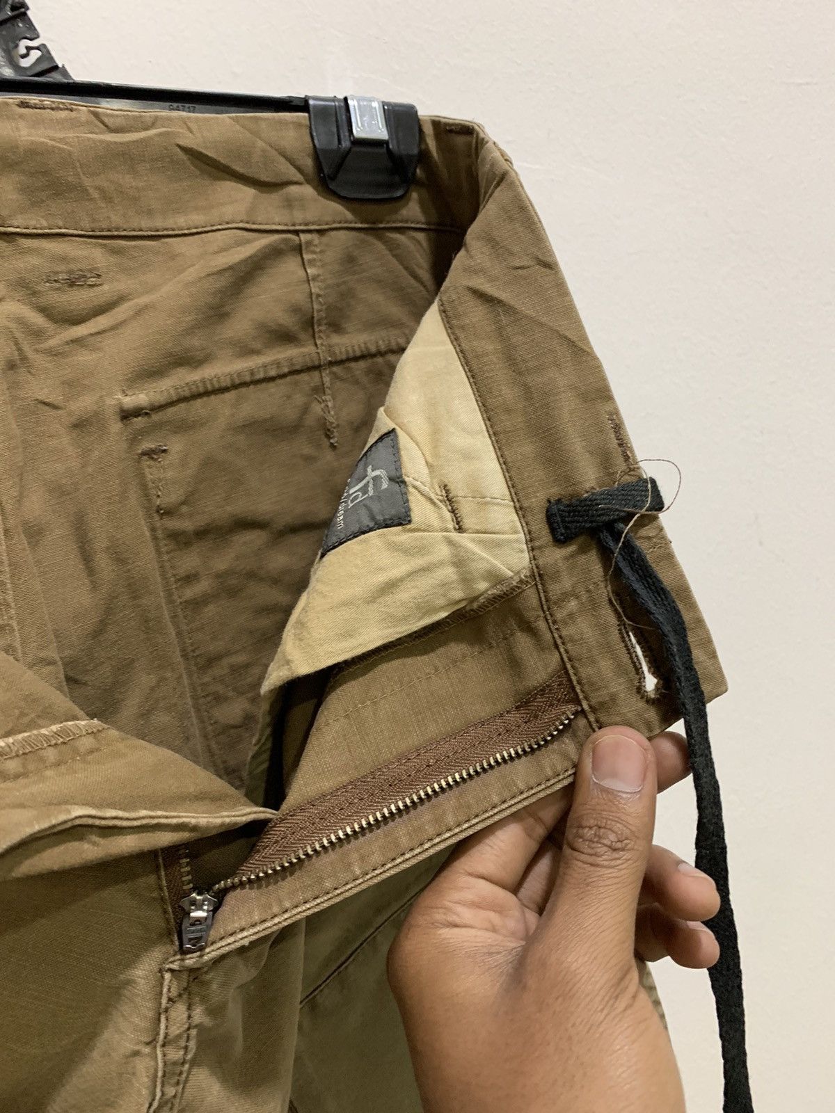Japanese Brand × Seditionaries FIELDDREAM Drawstring Patchwork Multipocket Baggy CargoPant Size US 30 / EU 46 - 15 Thumbnail