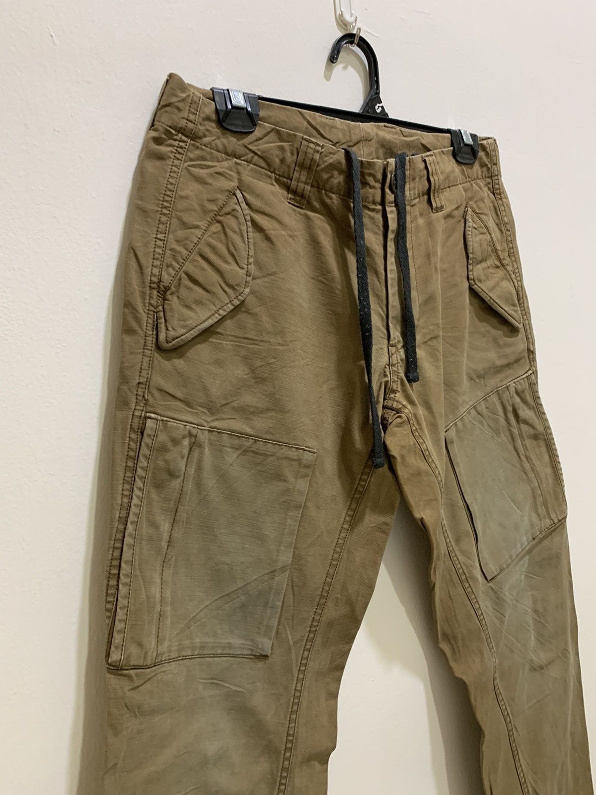 Japanese Brand × Seditionaries FIELDDREAM Drawstring Patchwork Multipocket Baggy CargoPant Size US 30 / EU 46 - 6 Thumbnail