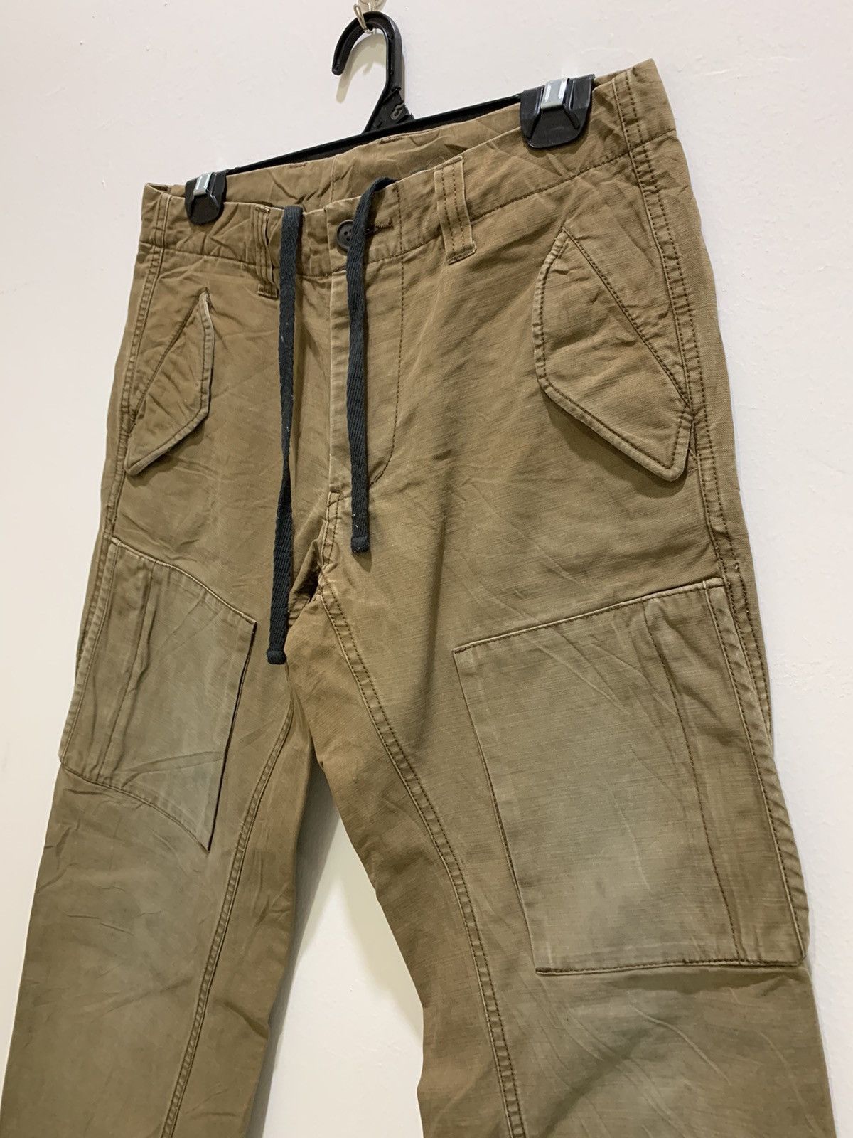 Japanese Brand × Seditionaries FIELDDREAM Drawstring Patchwork Multipocket Baggy CargoPant Size US 30 / EU 46 - 7 Thumbnail
