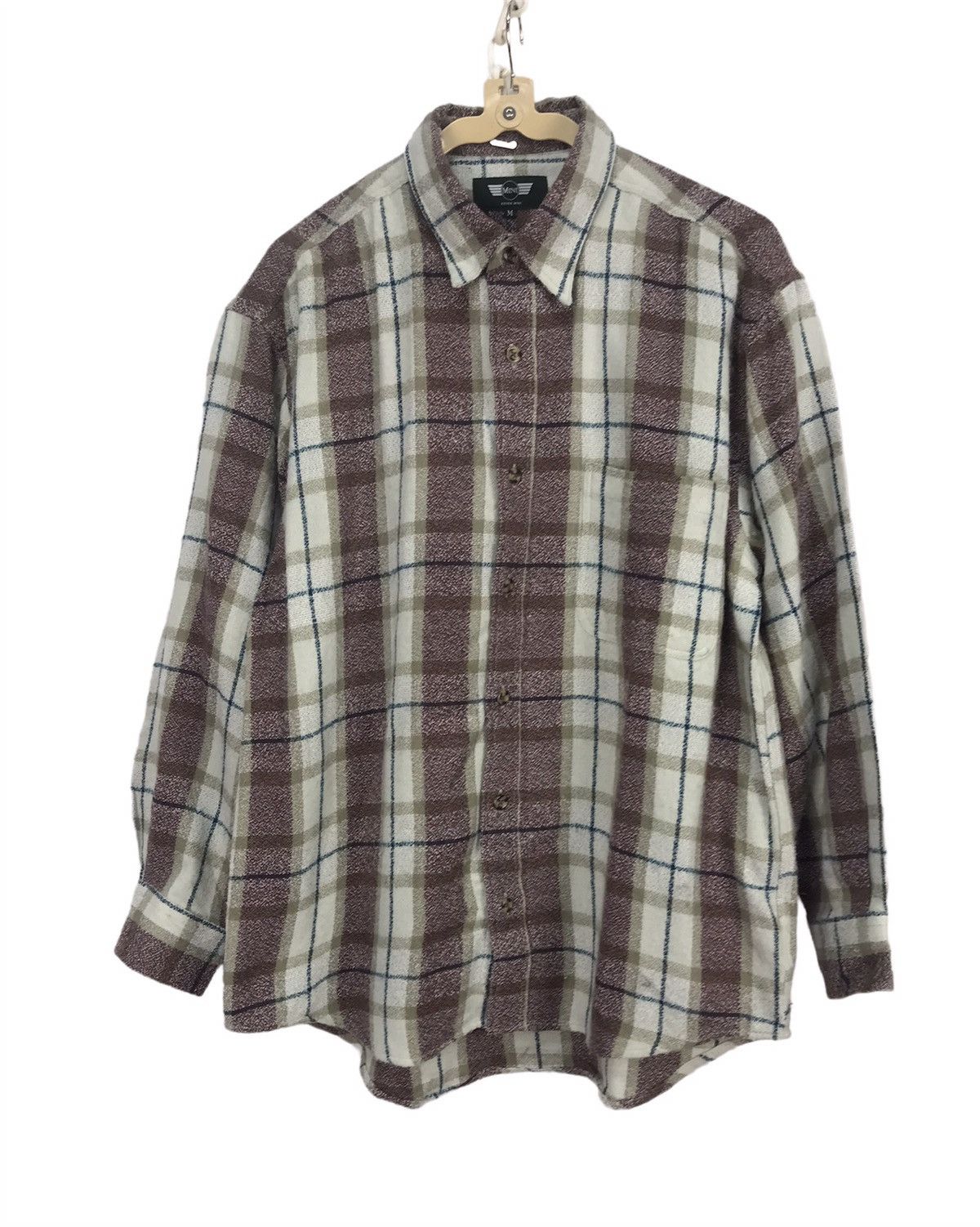 Mini rover mini flannel button up shirt