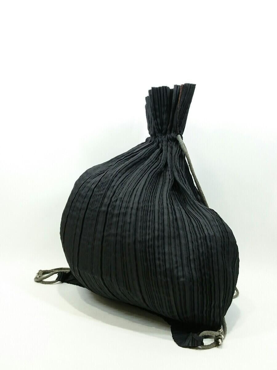 Issey Miyake Pleated Knapsack Backpack Size ONE SIZE - 2 Thumbnail