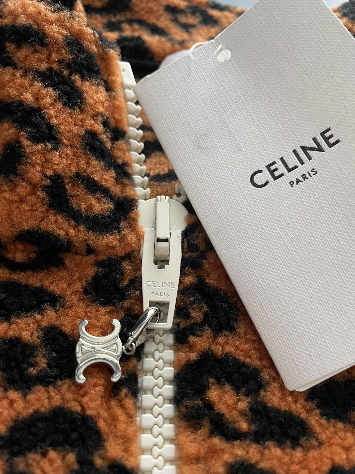 Celine × Hedi Slimane Super Runway Dancing Kid / Celine by Hedi Leopard Jacket Size US XXL / EU 58 / 5 - 20 Thumbnail