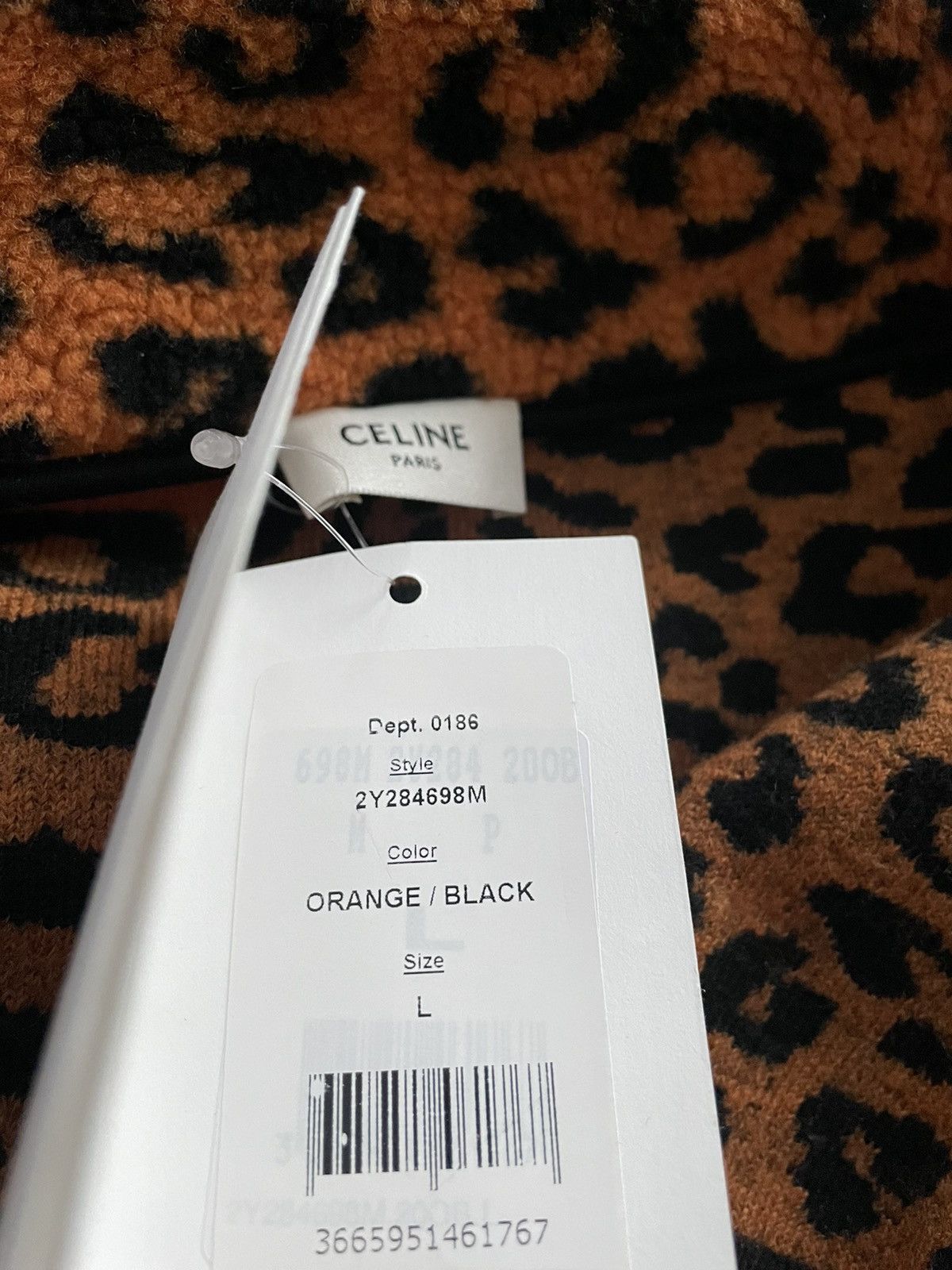 Celine × Hedi Slimane Super Runway Dancing Kid / Celine by Hedi Leopard Jacket Size US XXL / EU 58 / 5 - 10 Thumbnail