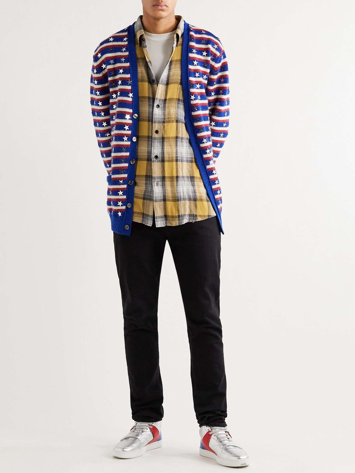Celine × Hedi Slimane Rare Brand NEW Dancing Kid Super SS21 Runway Flannel Shirt Size US XL / EU 56 / 4 - 4 Thumbnail