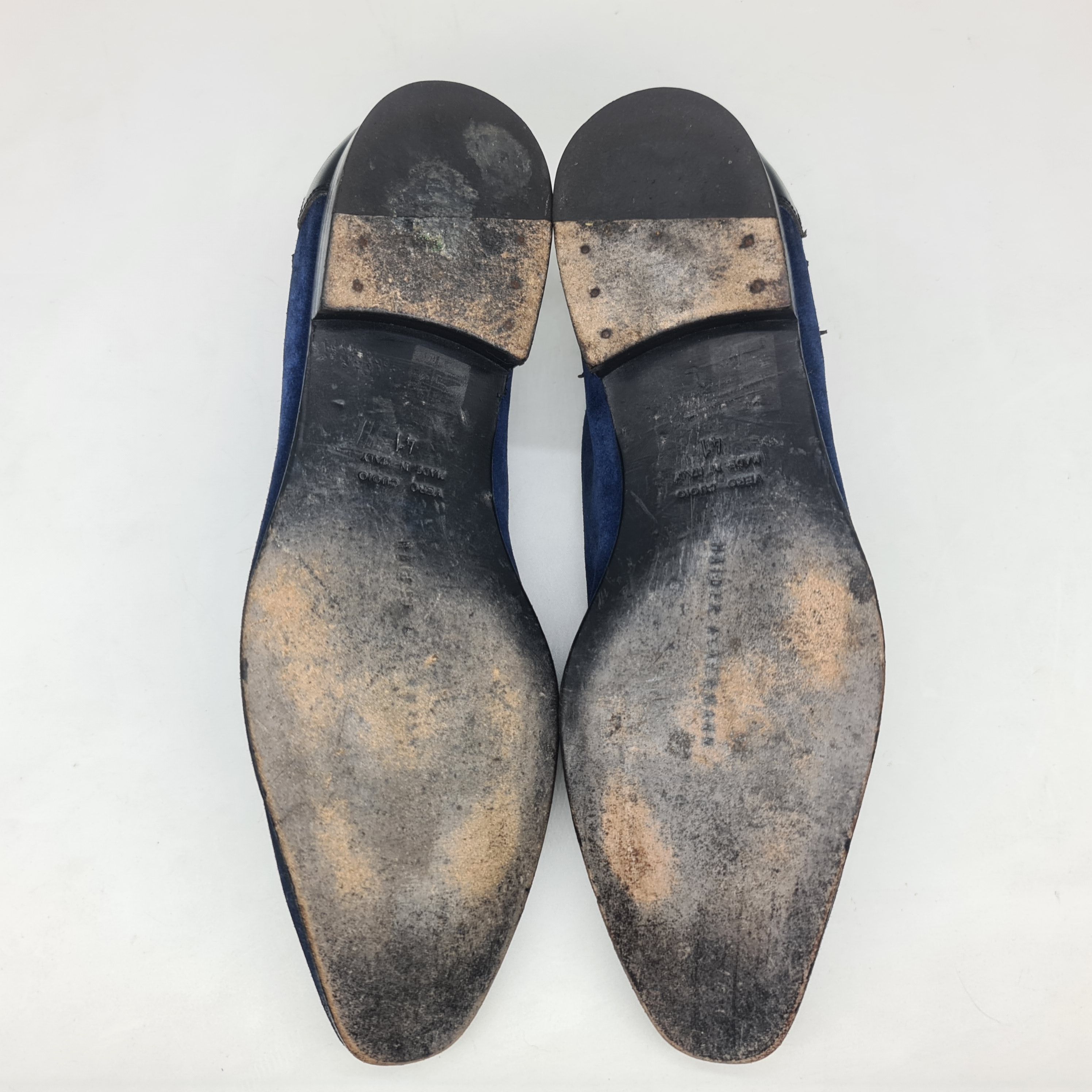 Haider Ackermann Haider Ackermann - SS16 Runway Blue Suede Oxford Shoes Size US 8 / EU 41 - 7 Thumbnail