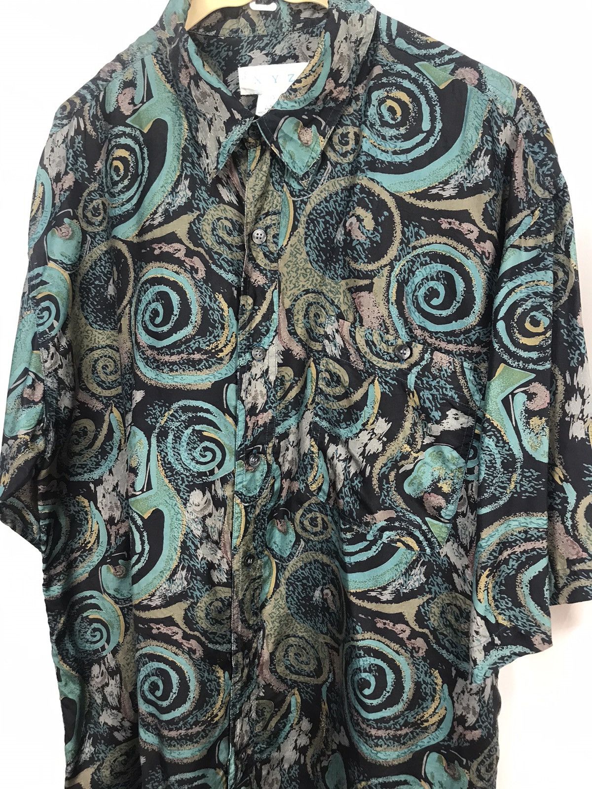 Japanese Brand × Other Overprint silk button up shirt by XYZ Size US L / EU 52-54 / 3 - 3 Thumbnail