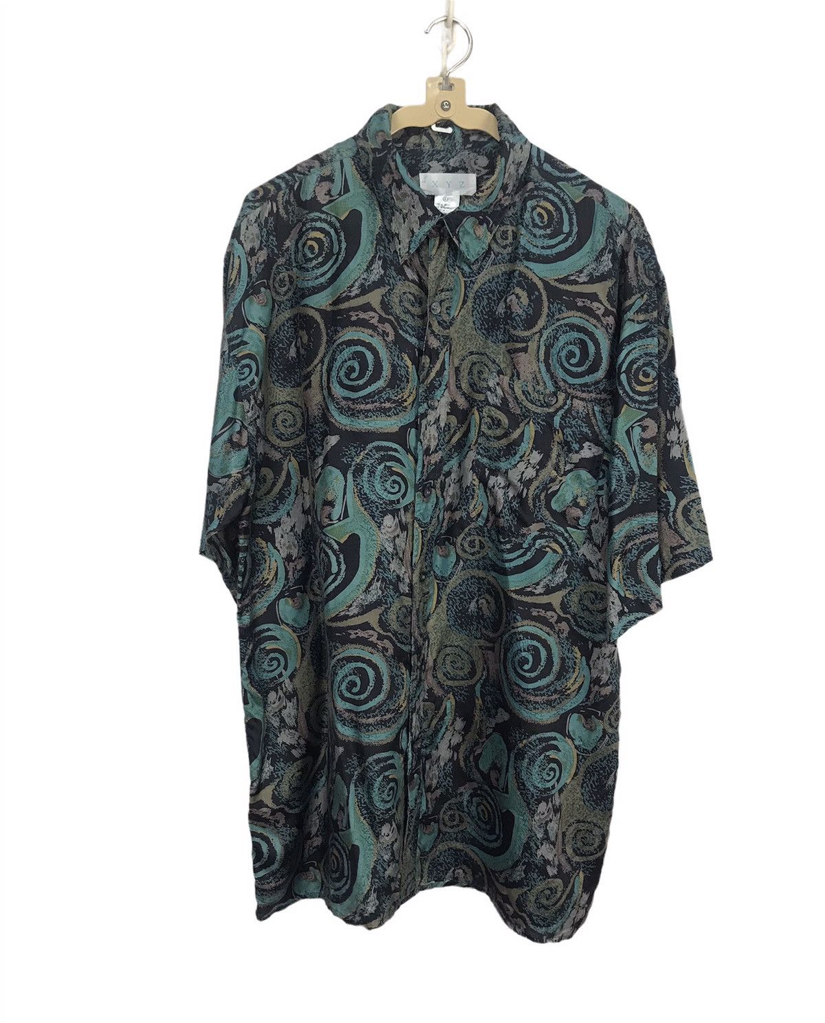 Japanese Brand × Other Overprint silk button up shirt by XYZ Size US L / EU 52-54 / 3 - 1 Thumbnail