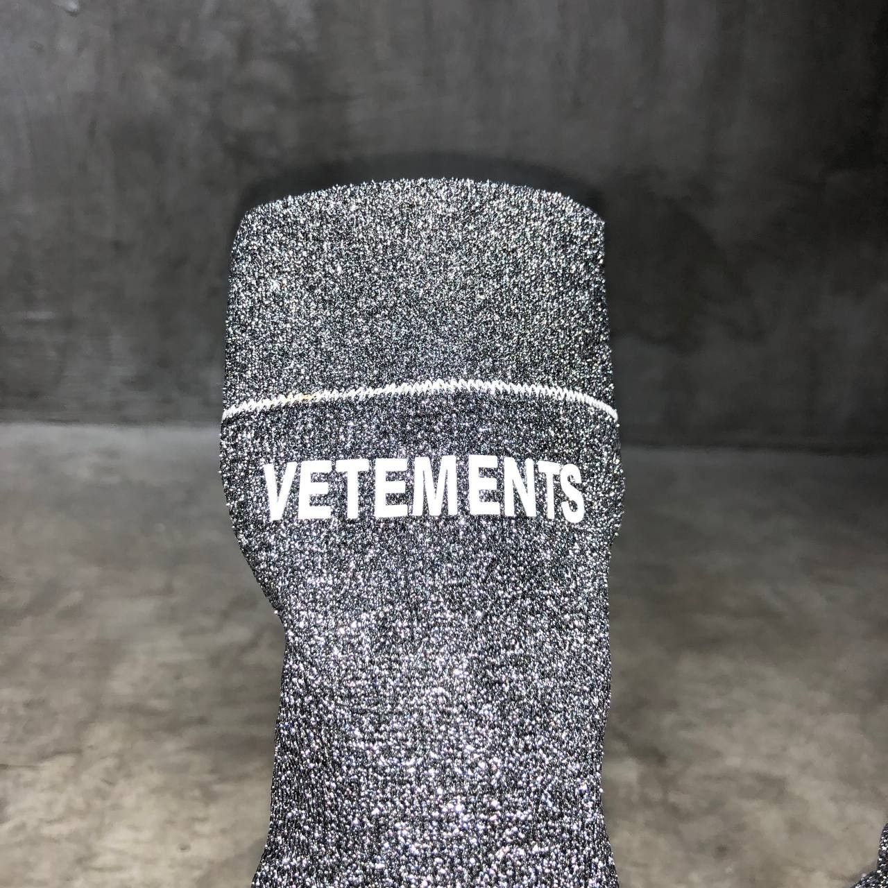 Vetements Vetements Lighter Heel Glittery reflective Sock boots Size US 6 / IT 36 - 6 Thumbnail