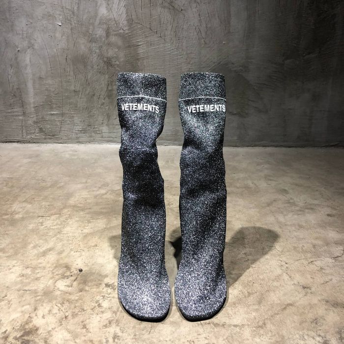 vetements reflector boots