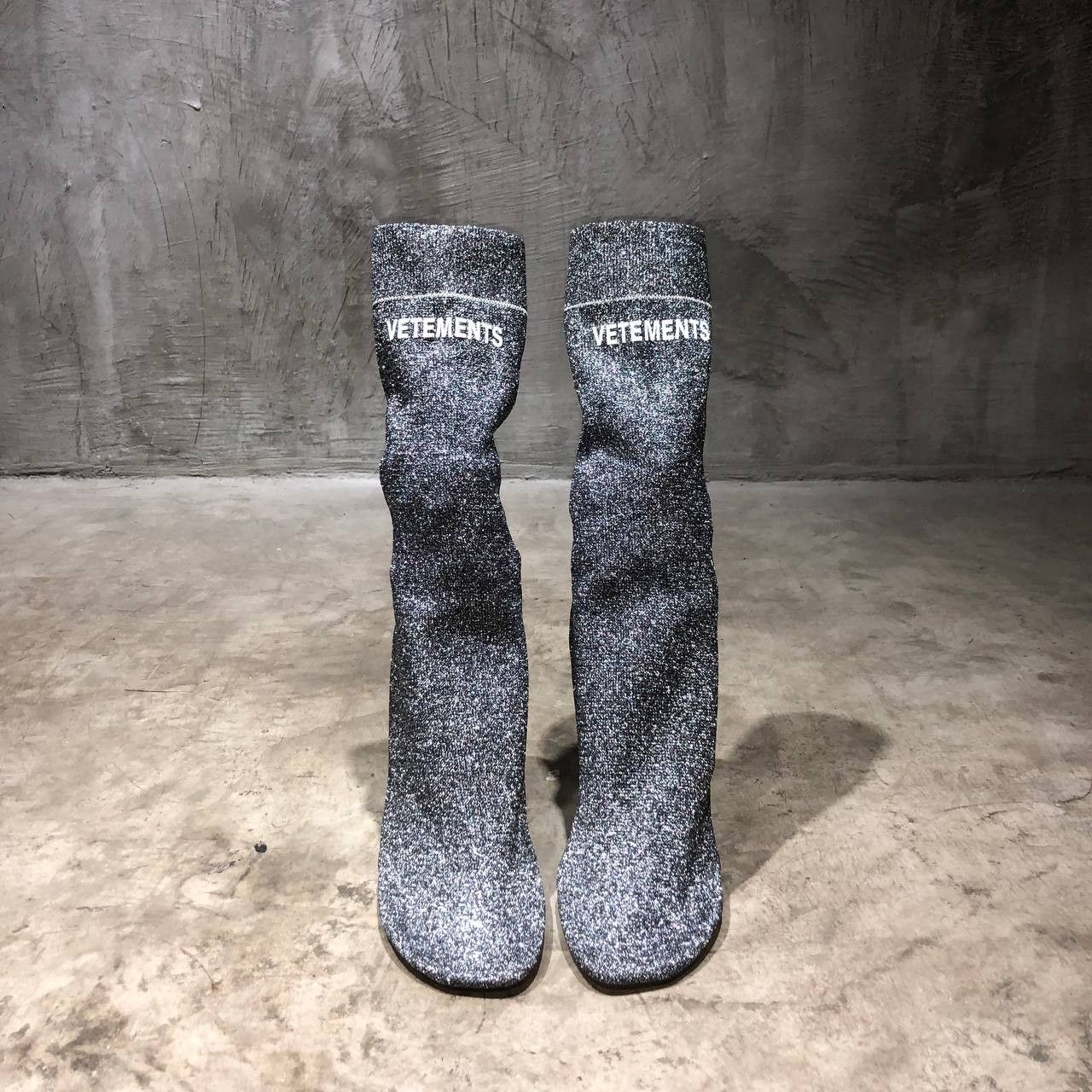 Vetements Vetements Lighter Heel Glittery reflective Sock boots Size US 6 / IT 36 - 3 Thumbnail