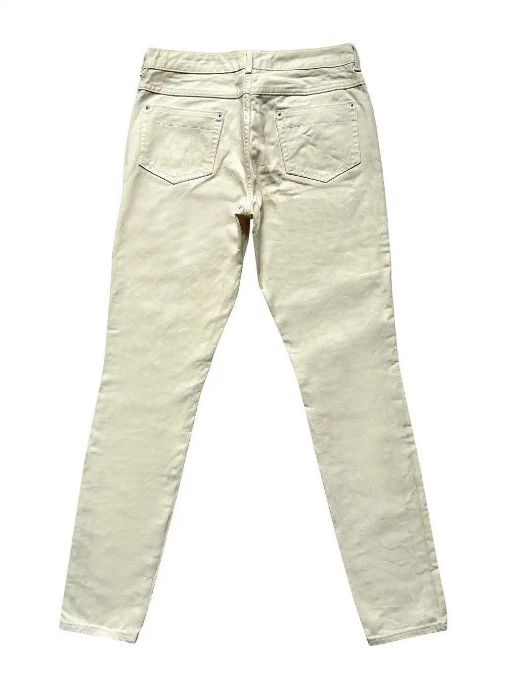 H&M × Maison Margiela ⚡️QUICK SALE⚡️Maison Margiela x H&M White Painted Jeans Size 28" / US 6 / IT 42 - 2 Thumbnail