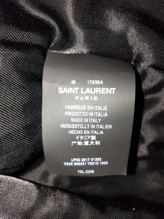 Saint Laurent Paris SLP Patchwork Bomber Jacket Size US M / EU 48-50 / 2 - 7 Thumbnail