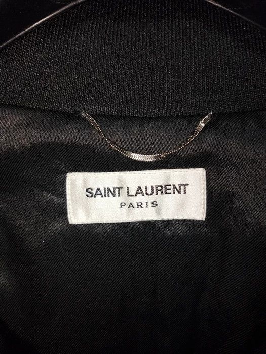 Saint Laurent Paris SLP Patchwork Bomber Jacket Size US M / EU 48-50 / 2 - 6 Thumbnail