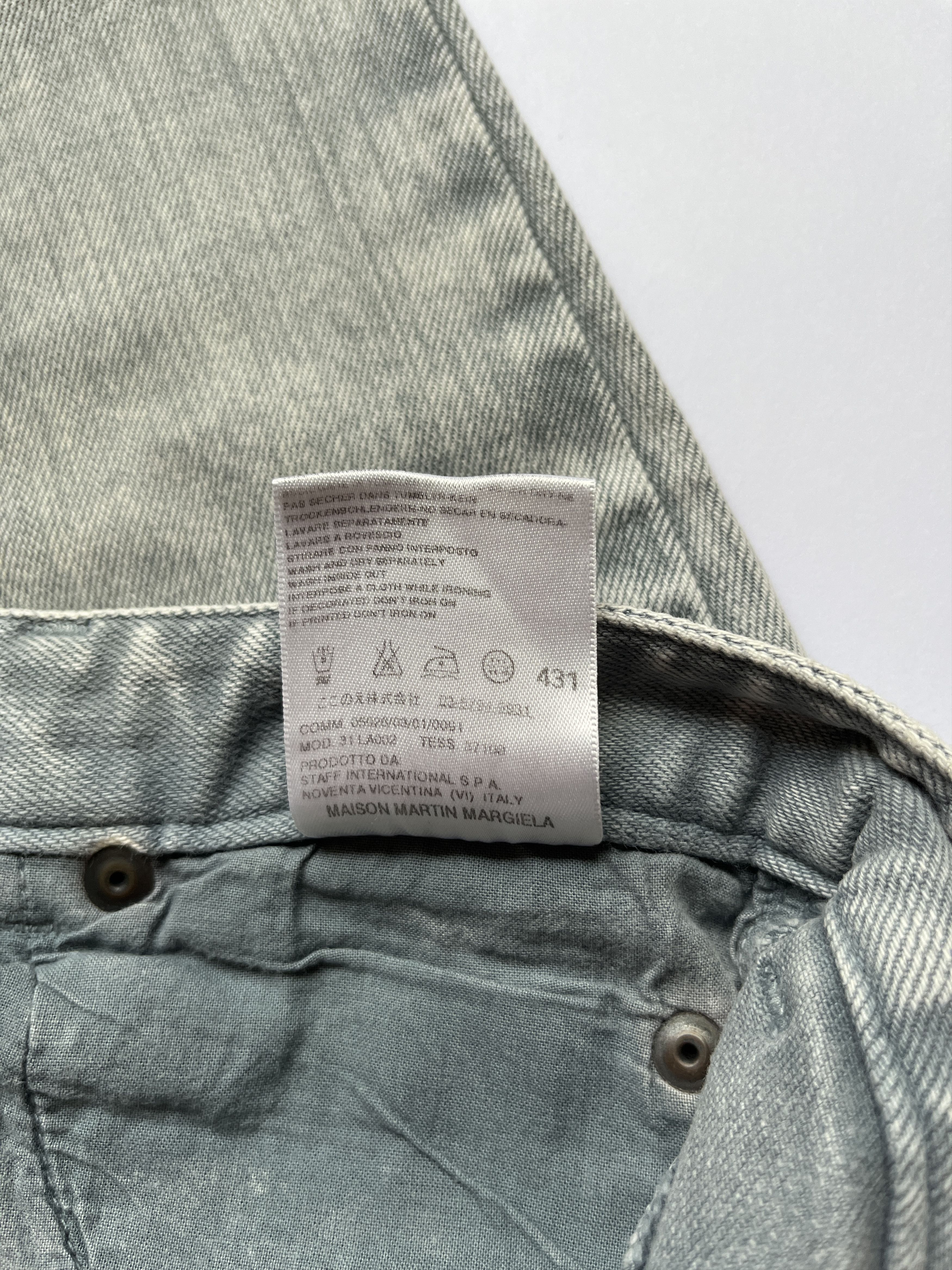 Maison Margiela ⚡️QUICK SALE⚡️2006 Maison Margiela Blueish Grey Jeans Pants Size 27" / US 4 / IT 40 - 5 Thumbnail
