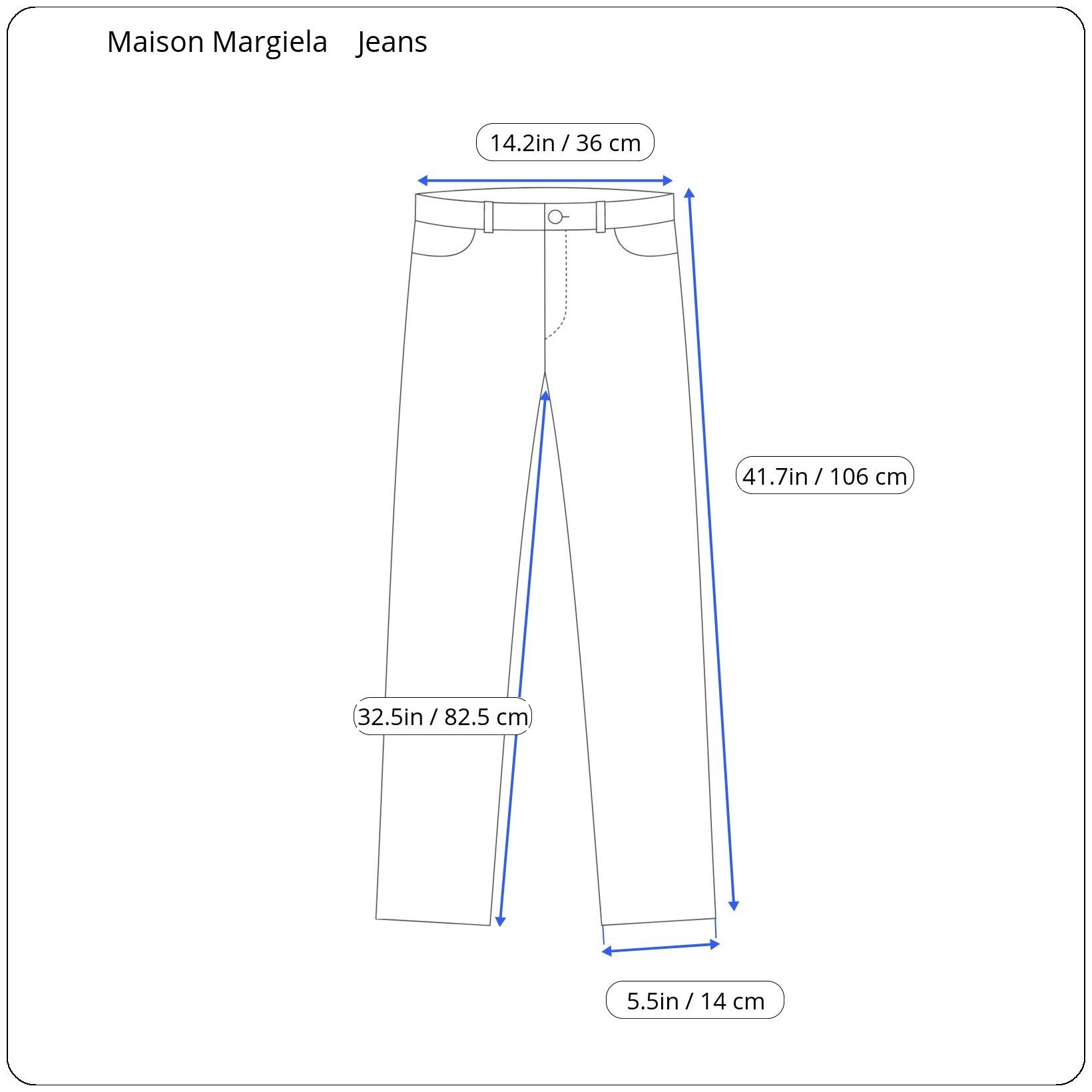 Maison Margiela ⚡️QUICK SALE⚡️2006 Maison Margiela Blueish Grey Jeans Pants Size 27" / US 4 / IT 40 - 7 Thumbnail